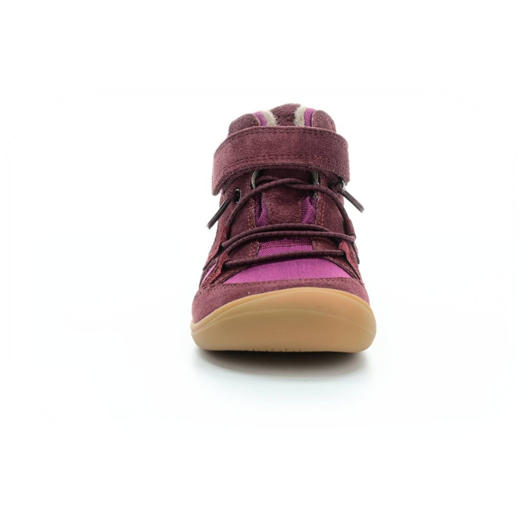 Koel4kids Beau Wool bordeaux Winter-Barfuß-Stiefeletten