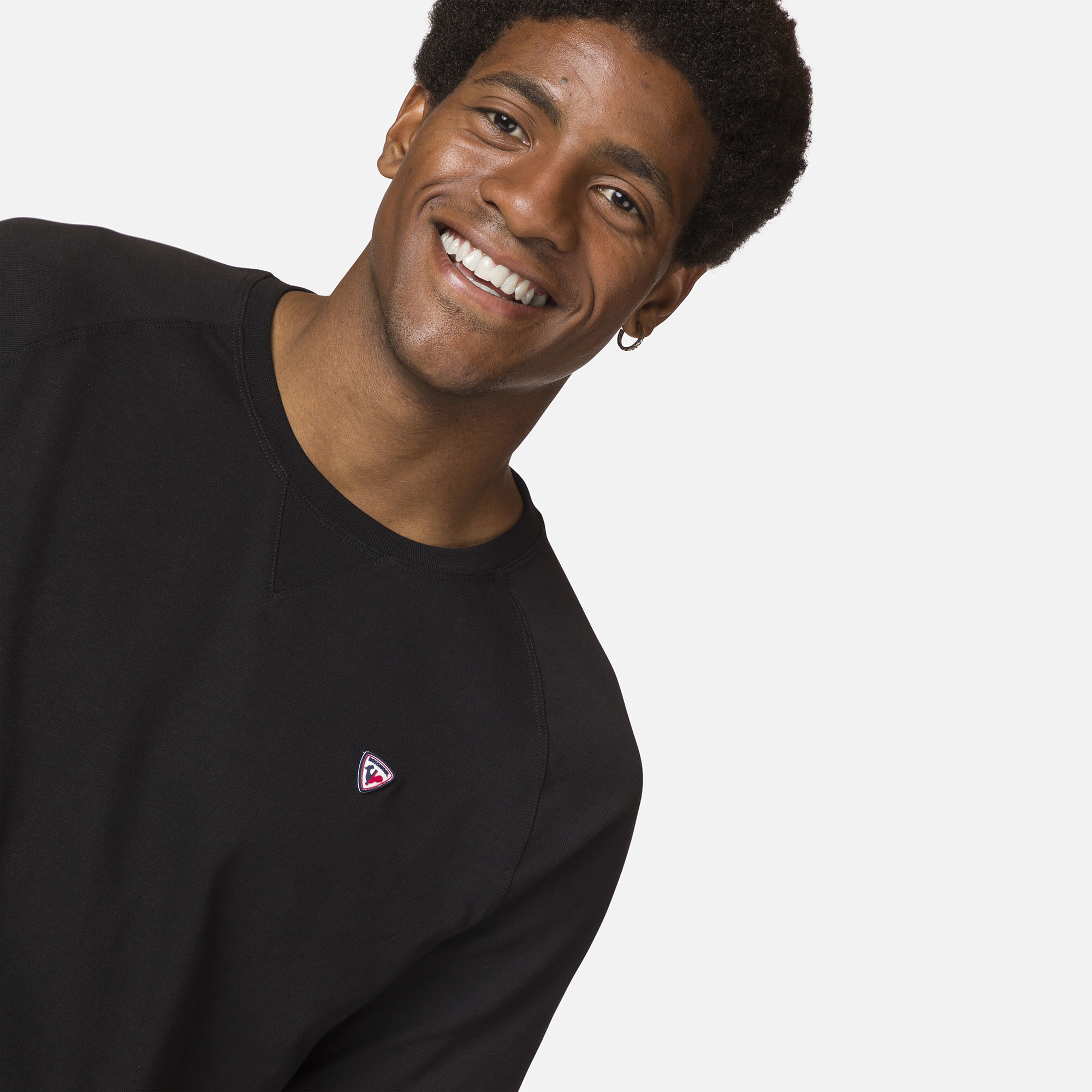 T-shirt confortable en coton à manches raglan courtes homme