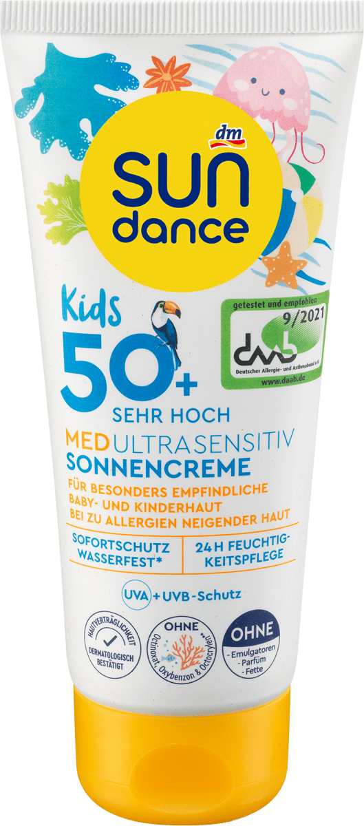 Sonnencreme Kids, MED ultra sensitiv, LSF 50+, 100 ml