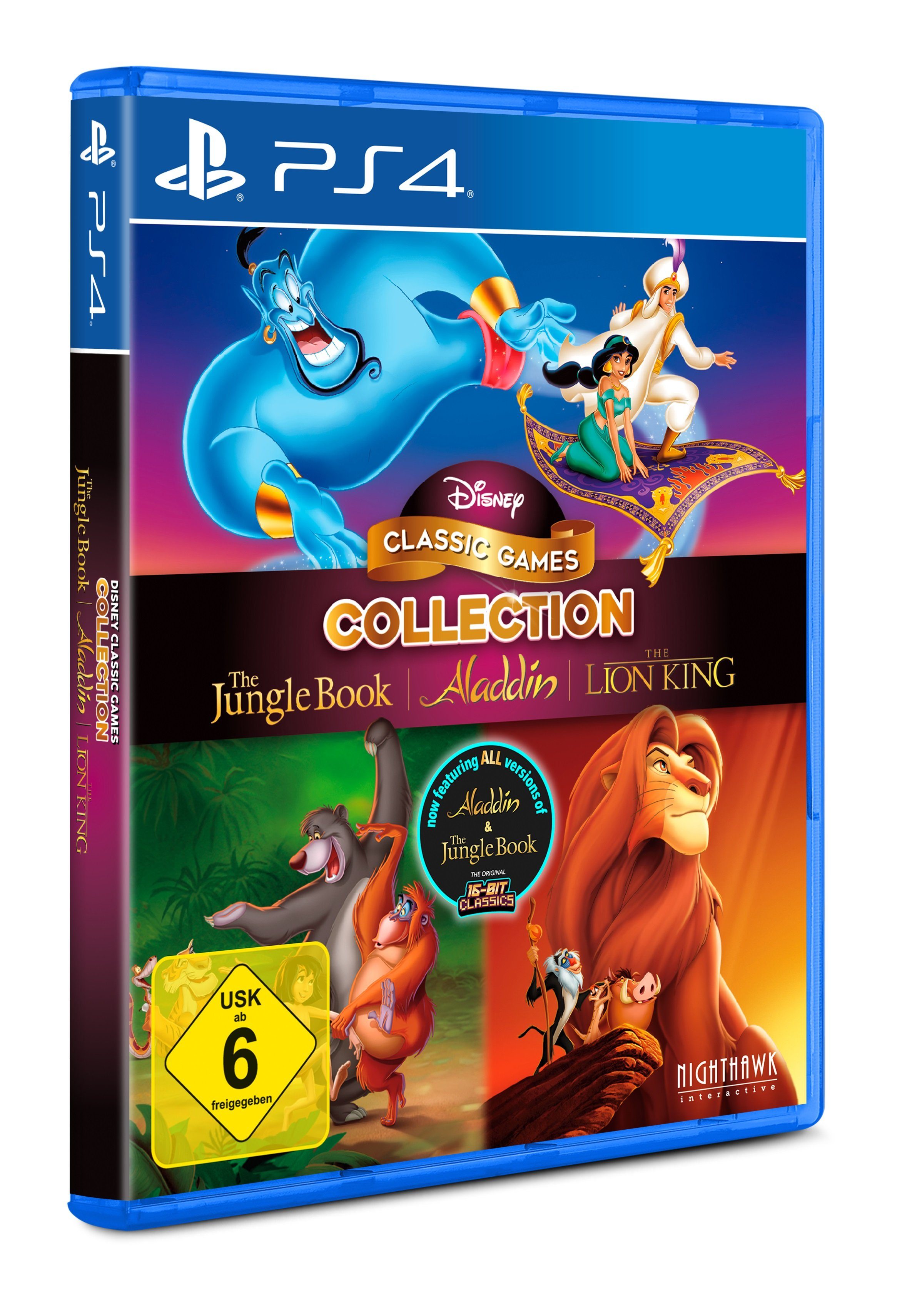 Classic Games - Jungle Book, Aladdin, Lion King PlayStation 4