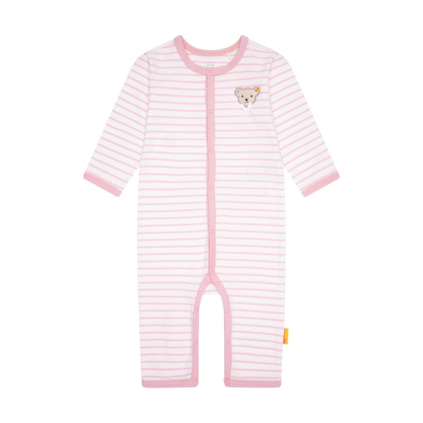 Strampler langarm, rosa für Mädchen