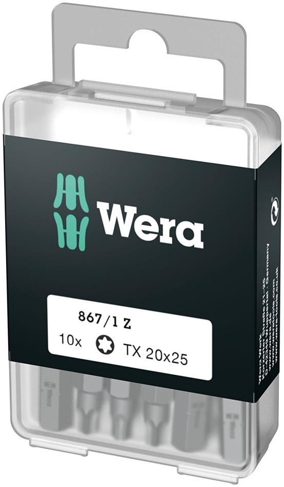 Wera 05072408001 867/1 Torx bitovi DIY 20x25, 10 komada