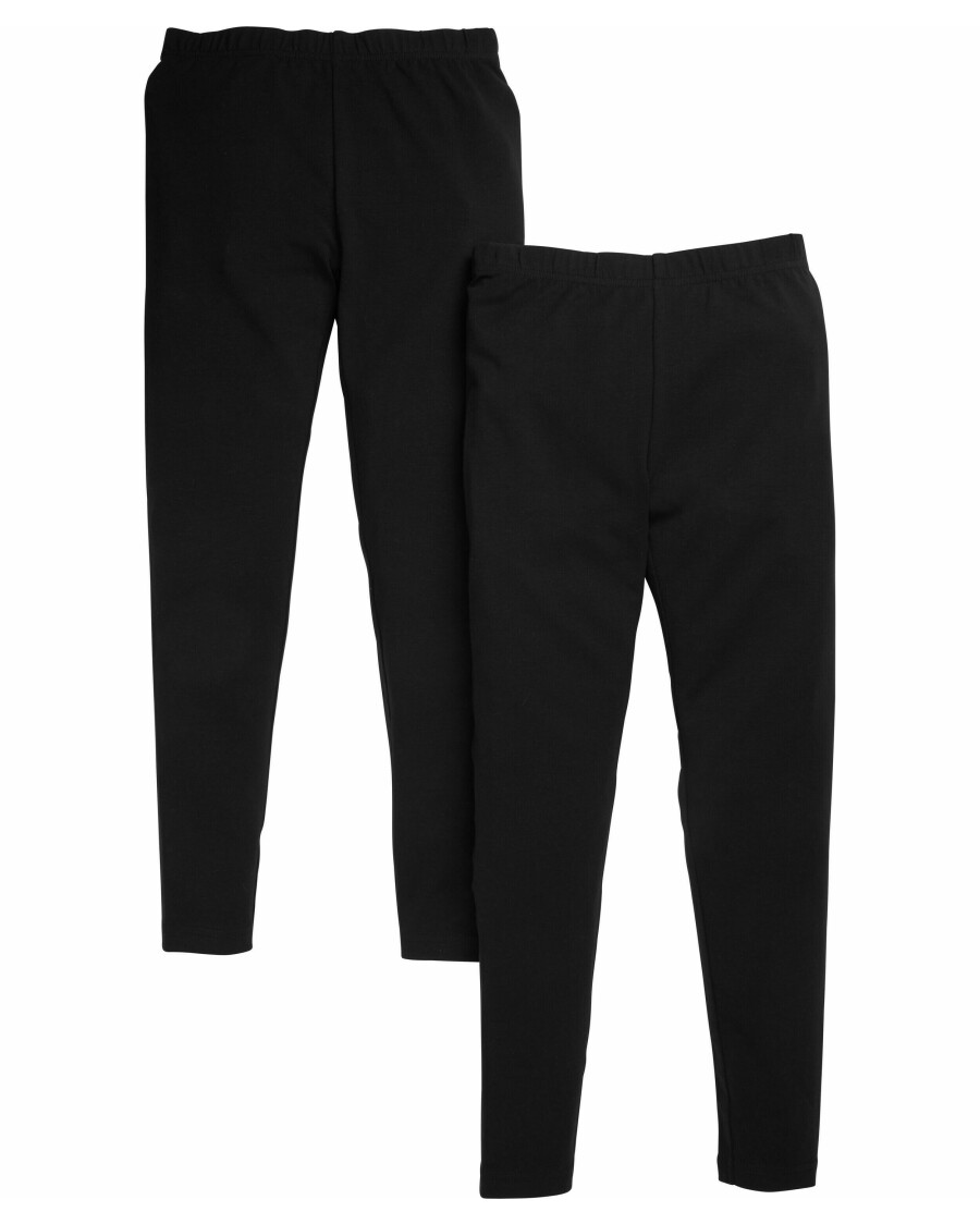 Schwarze Leggings
