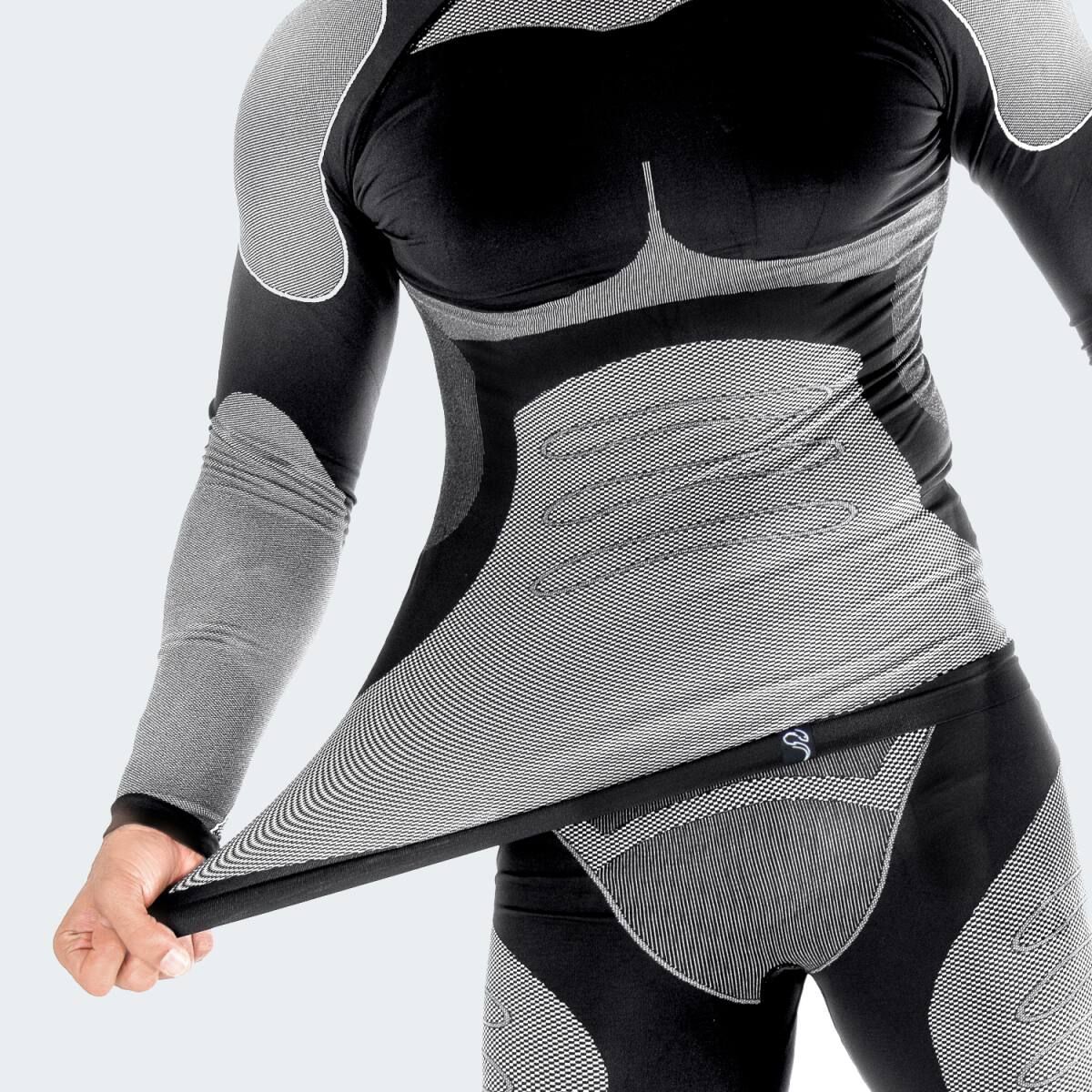 Black Snake Python Black Herren Funktionsunterwäsche Set