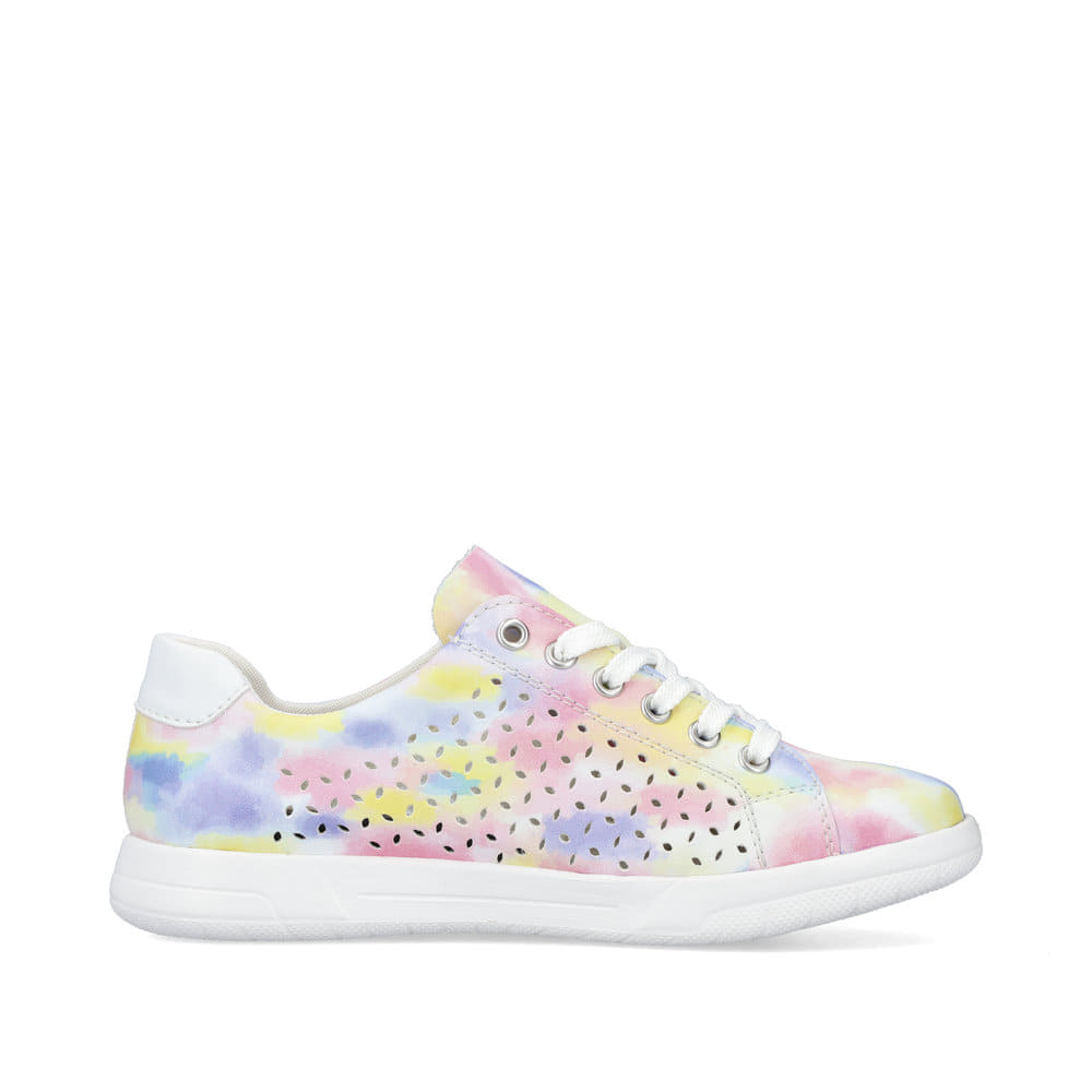 Rieker Damen Schnürschuhe multi-edelweiß