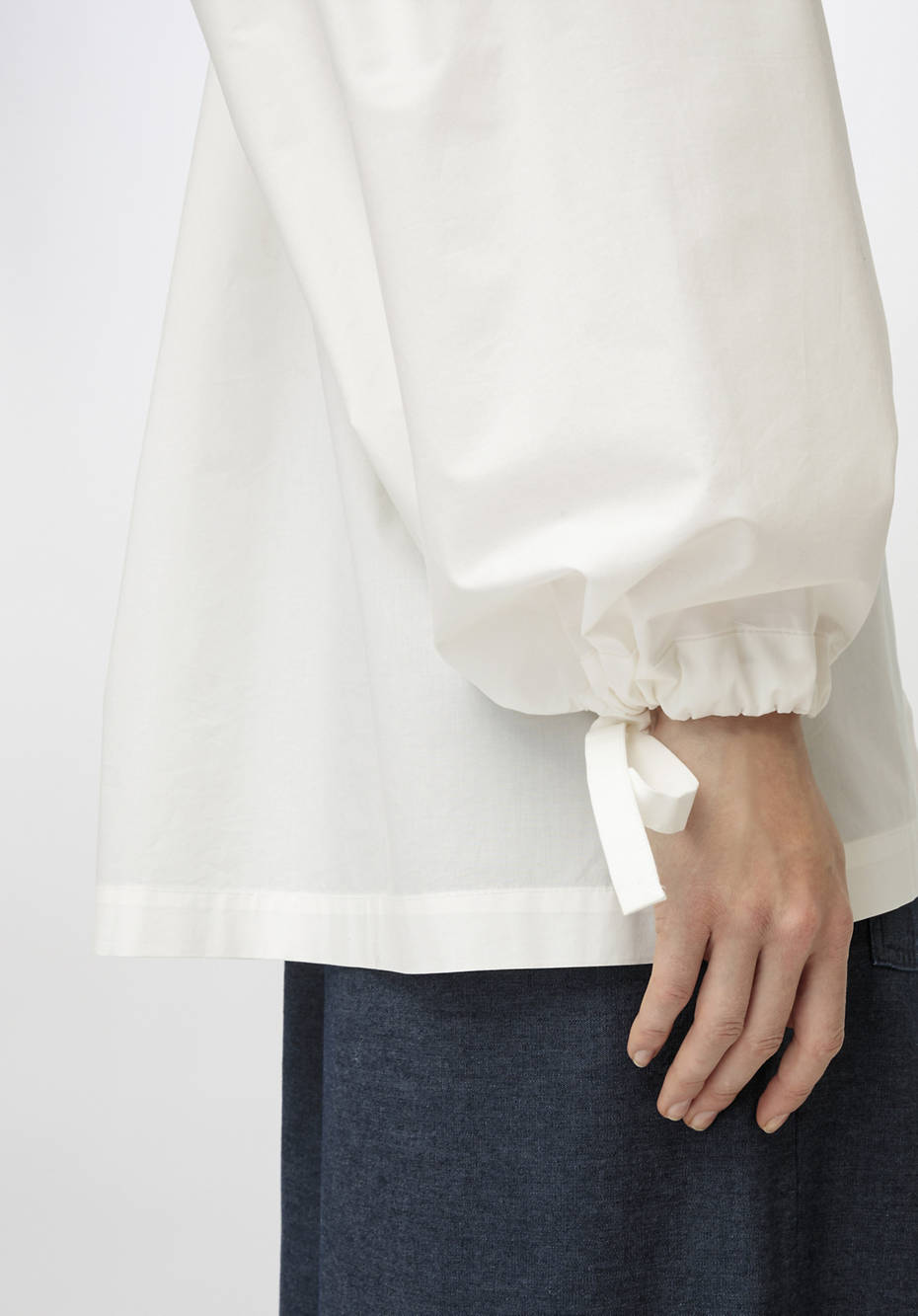 ZERO WASTE Bluse aus reiner Bio-Baumwolle