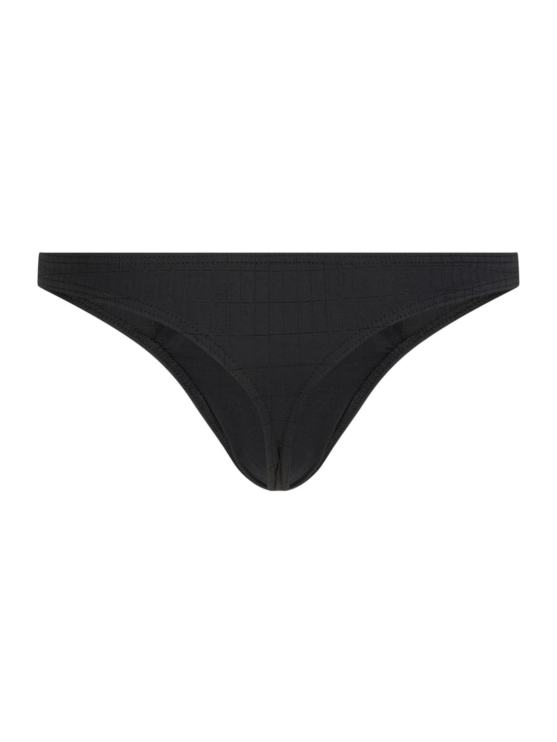 String mit Stretch-Anteil Modell 'Check Line' in schwarz