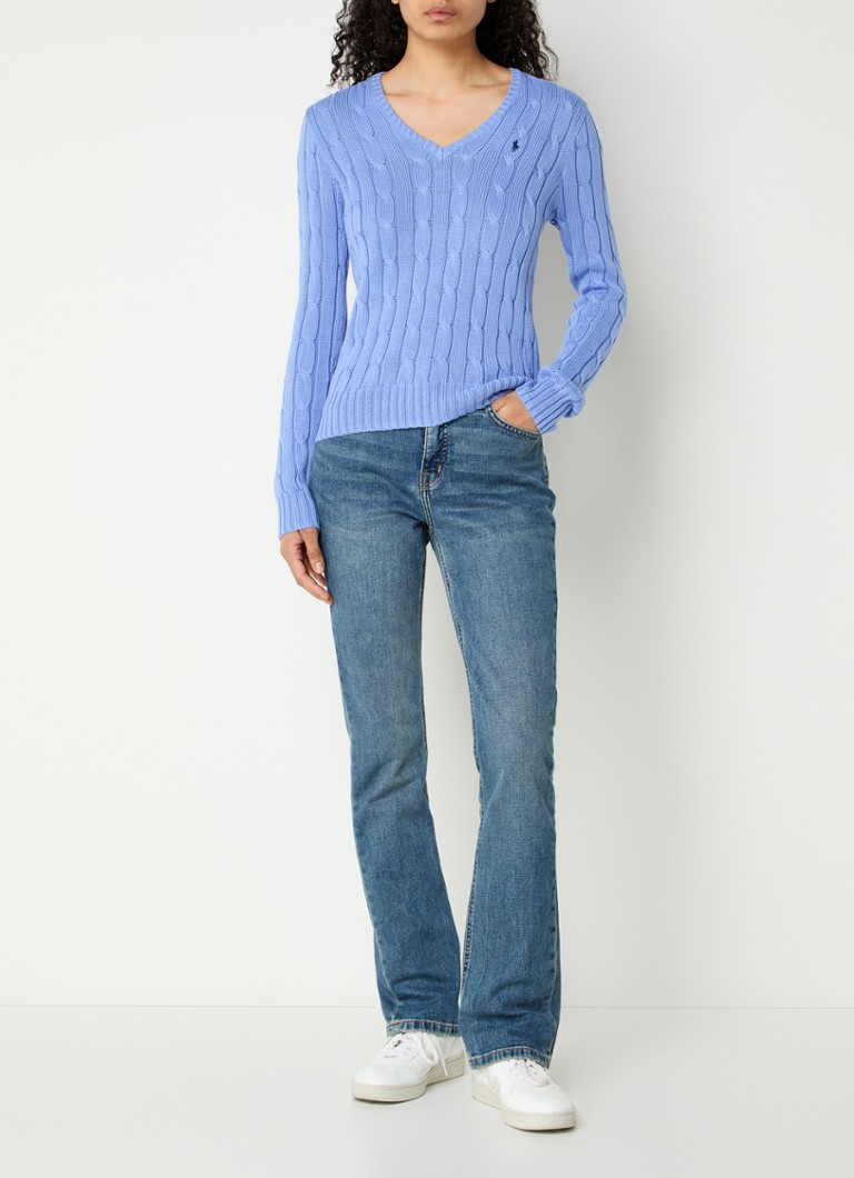 Πουλόβερ με λογότυπο Ralph Lauren Kimberley Knit Sleeve