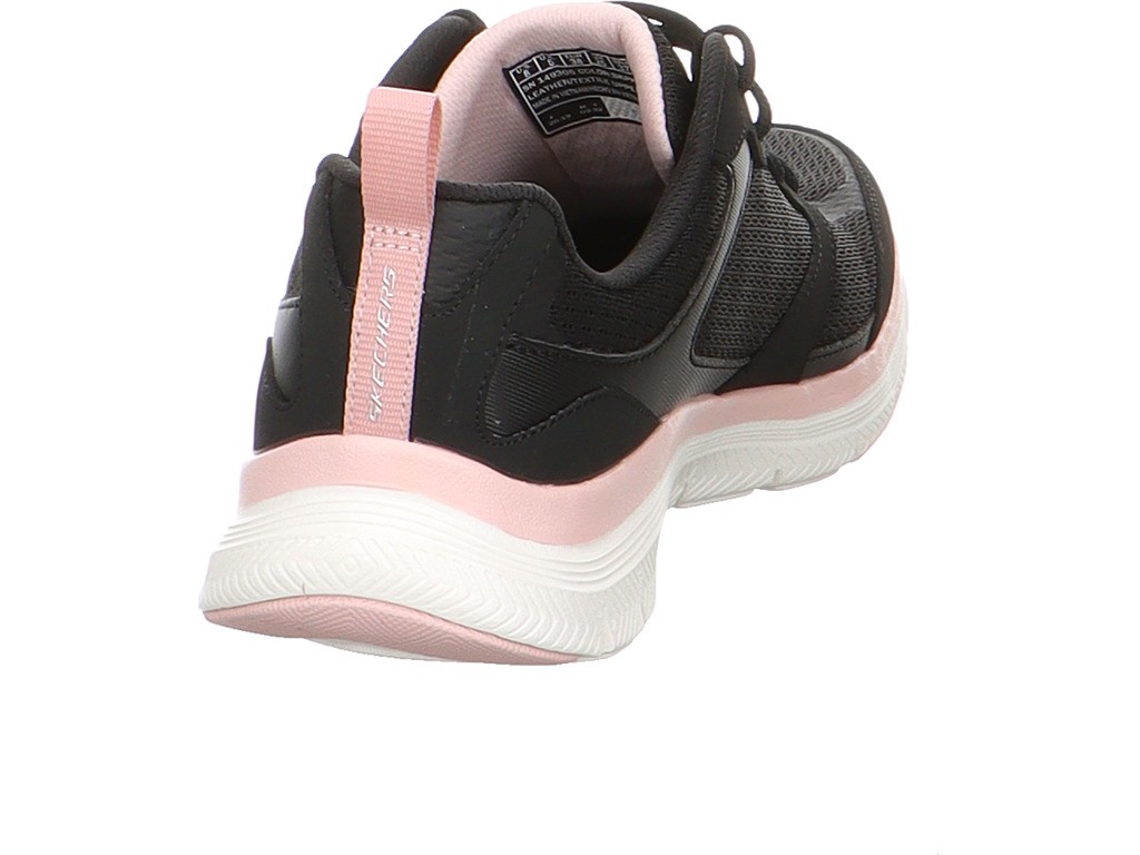 SKECHERS Freizeit Schnürer schwarz FLEX APPEAL 4.0 - ACTIVE FLOW