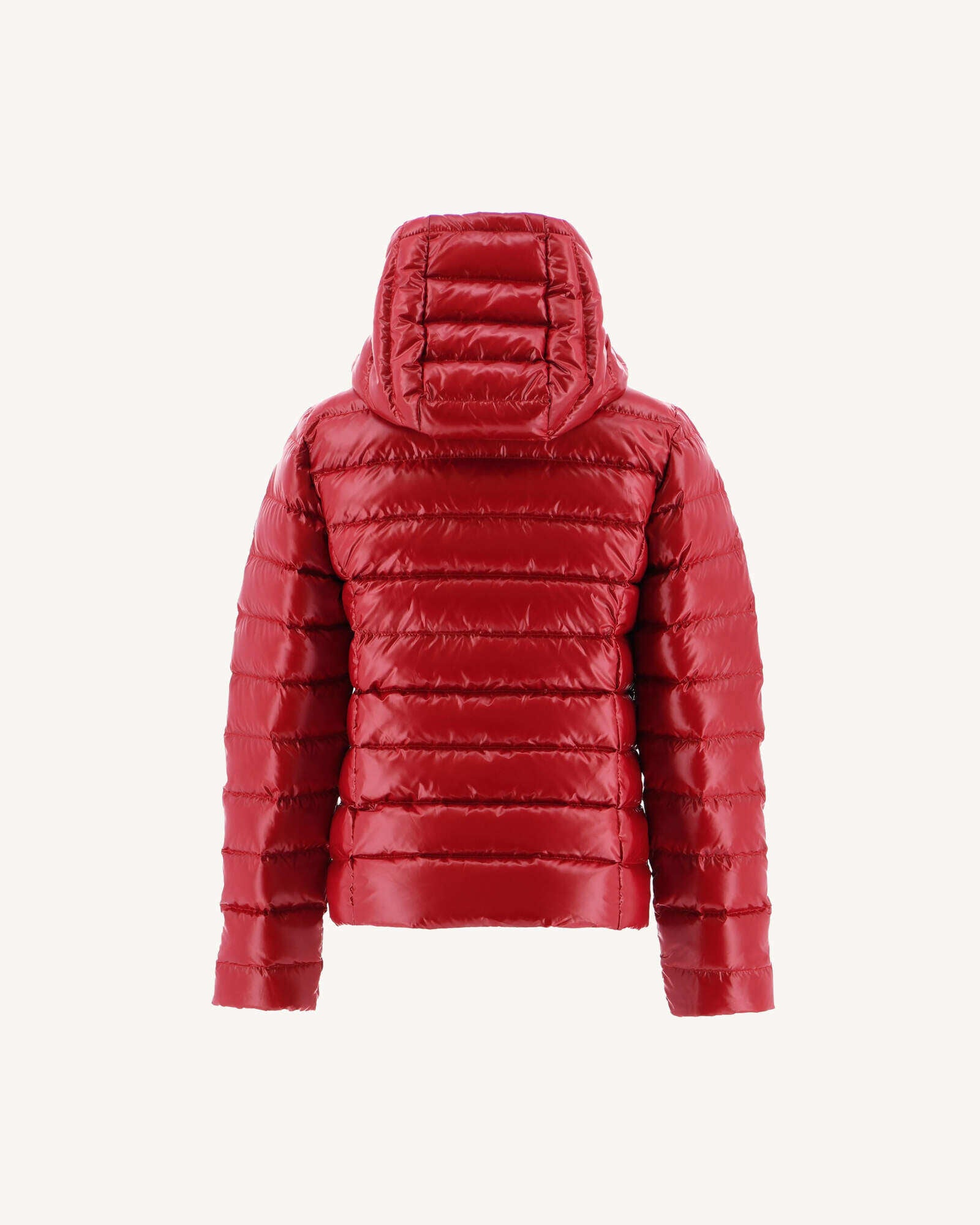 Doudoune laquée à capuche enfant Grand Froid Rouge Opale