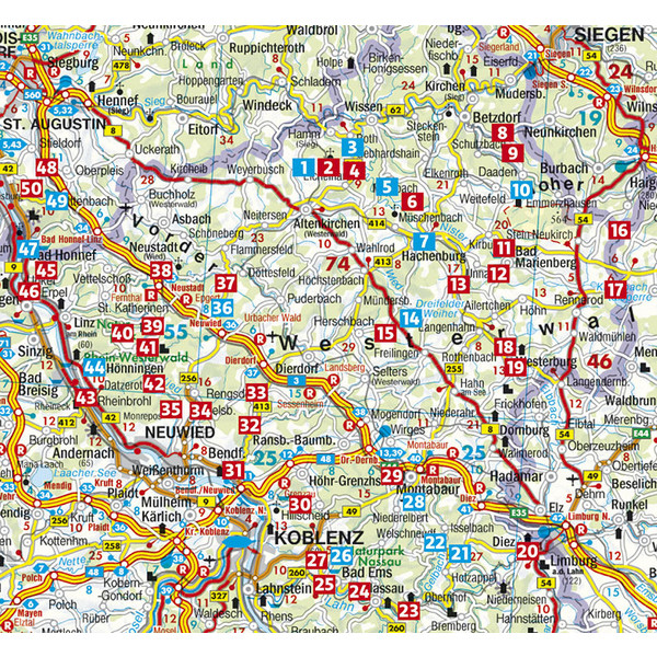 BVR WESTERWALD MIT SIEBENGEBIRGE - Wanderführer