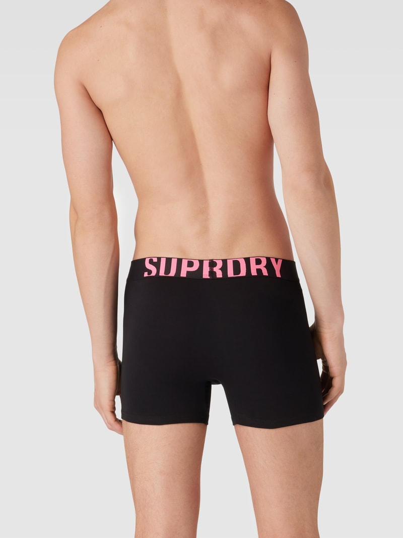 Boxershorts mit elastischem Logo-Bund 2er-Pack in neon gelb