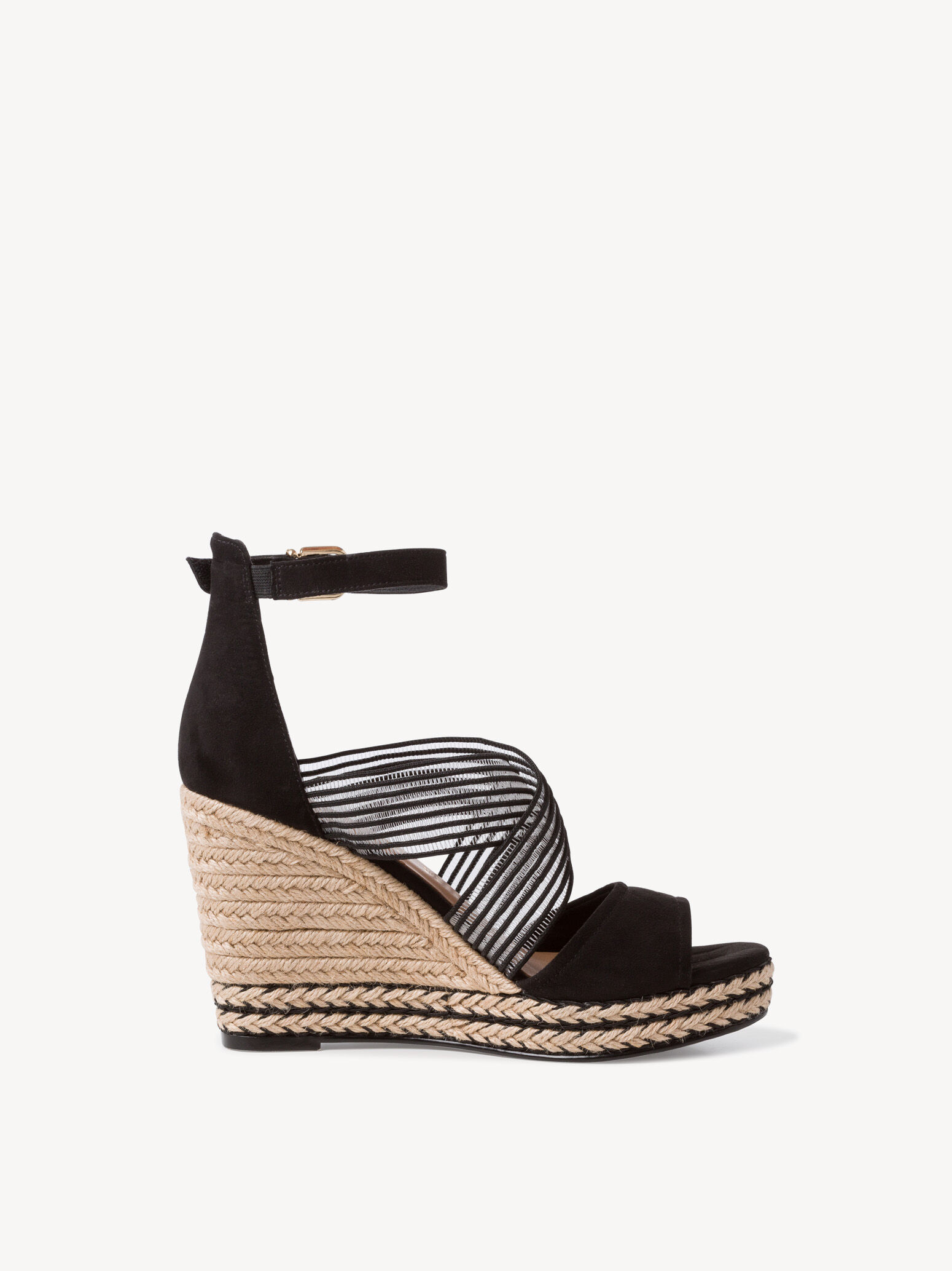 Sandale à talon - noir