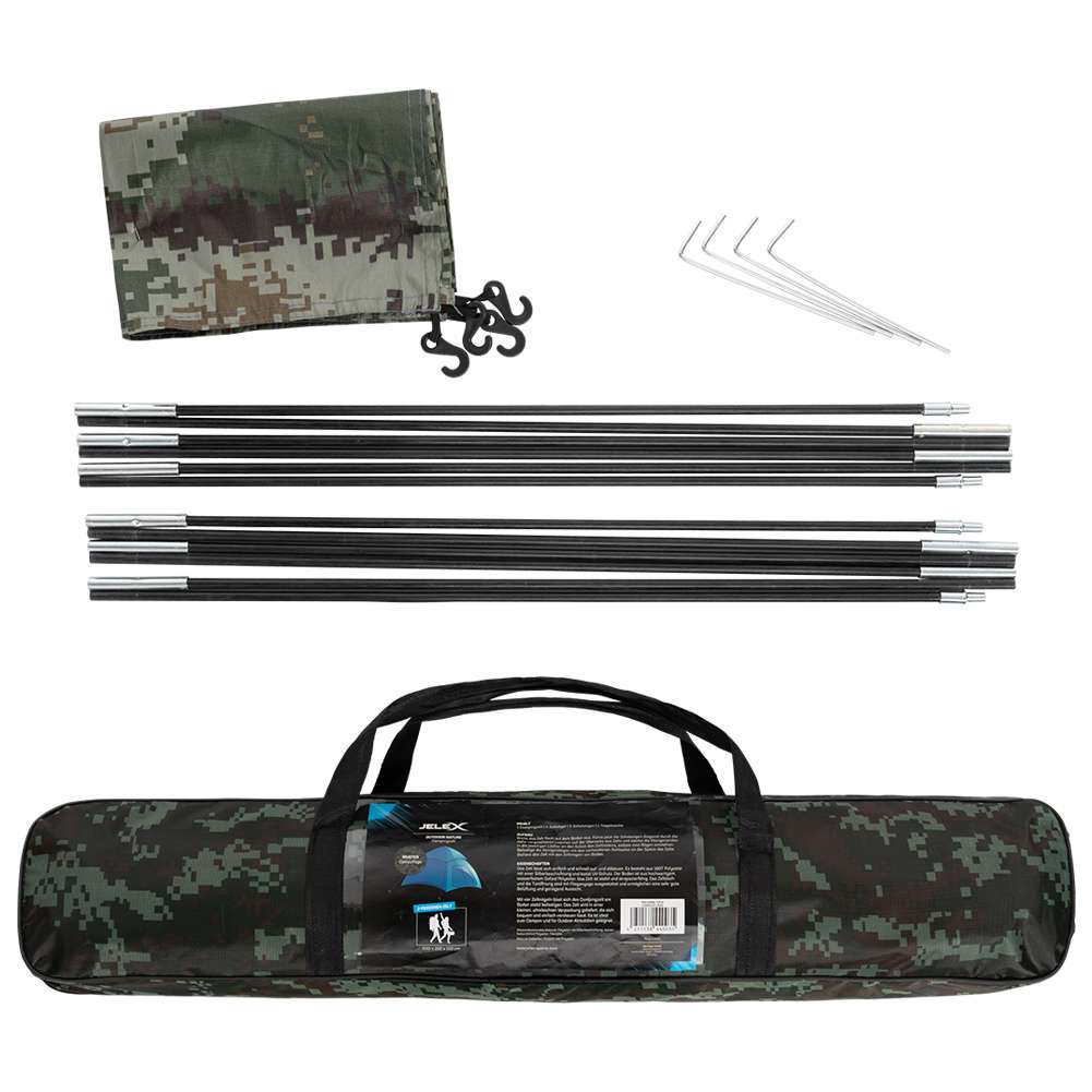 JELEX Outdoor Nature Easy Up 2-Personen-Camping-Zelt