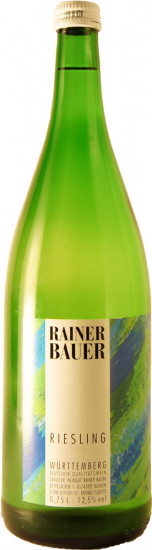 2021 Riesling halbtrocken 1,0 L - Weingut Rainer Bauer