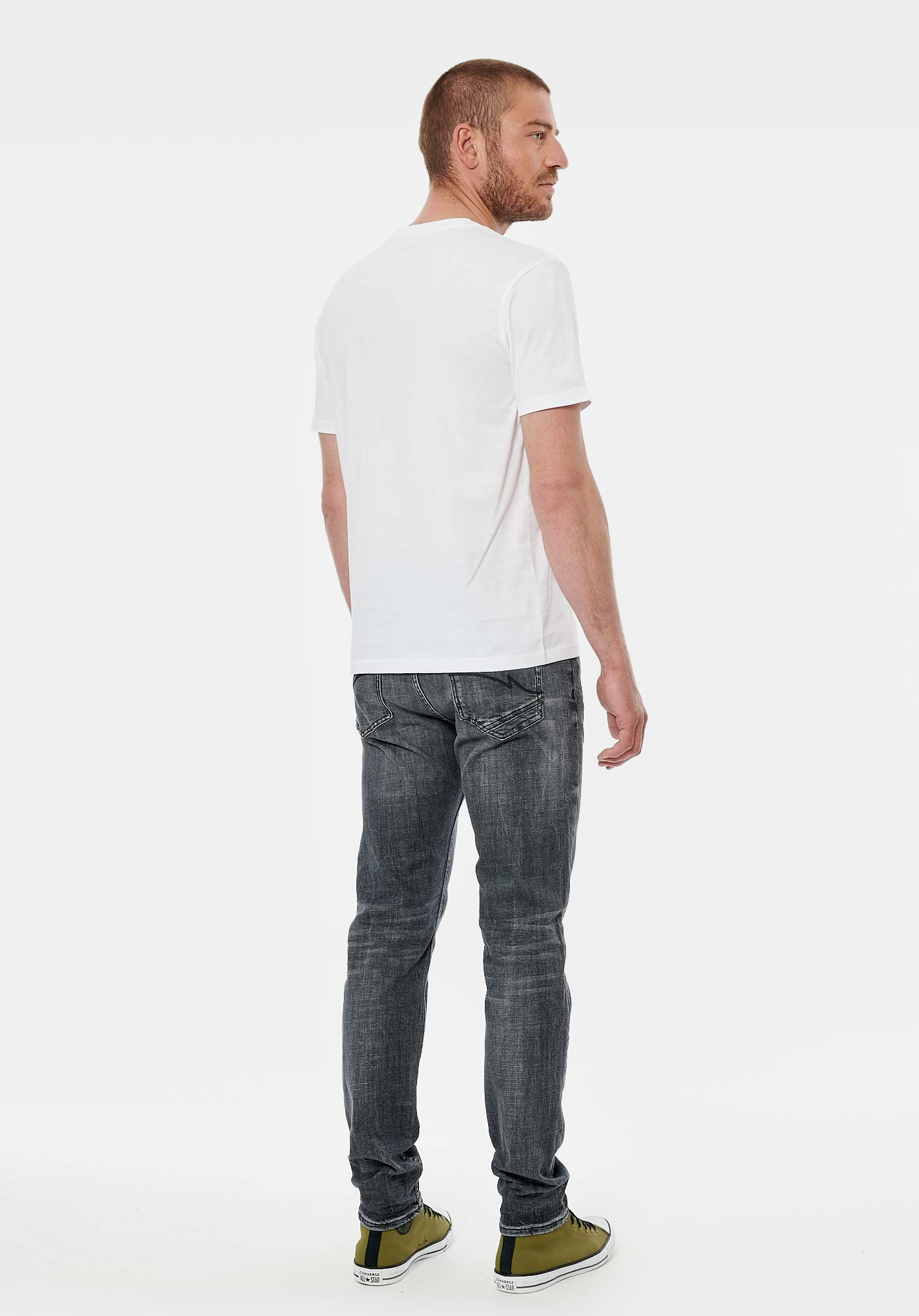 SETER  T-shirt blanc homme 100% coton bio