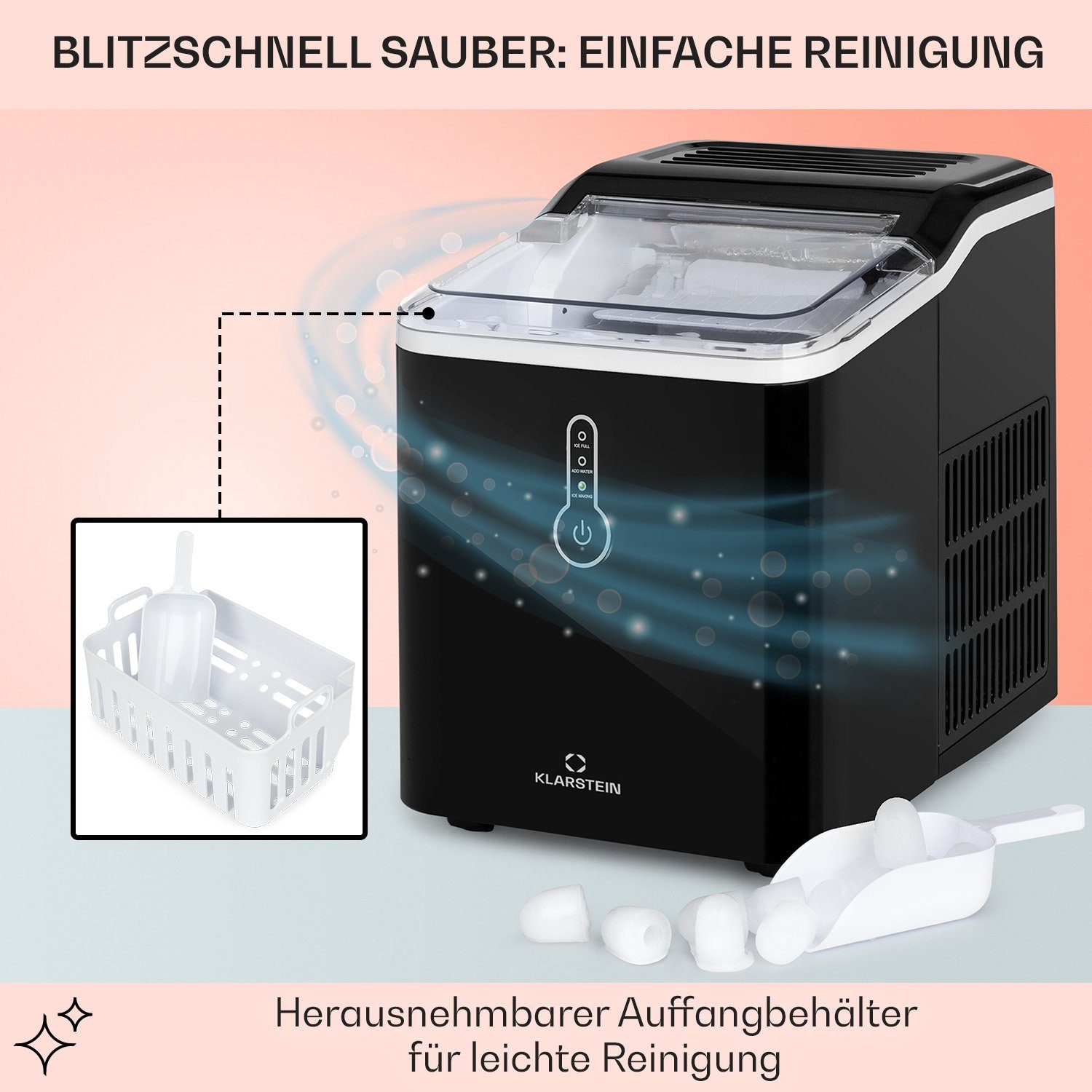 Klarstein Eiswürfelmaschine ChillOut