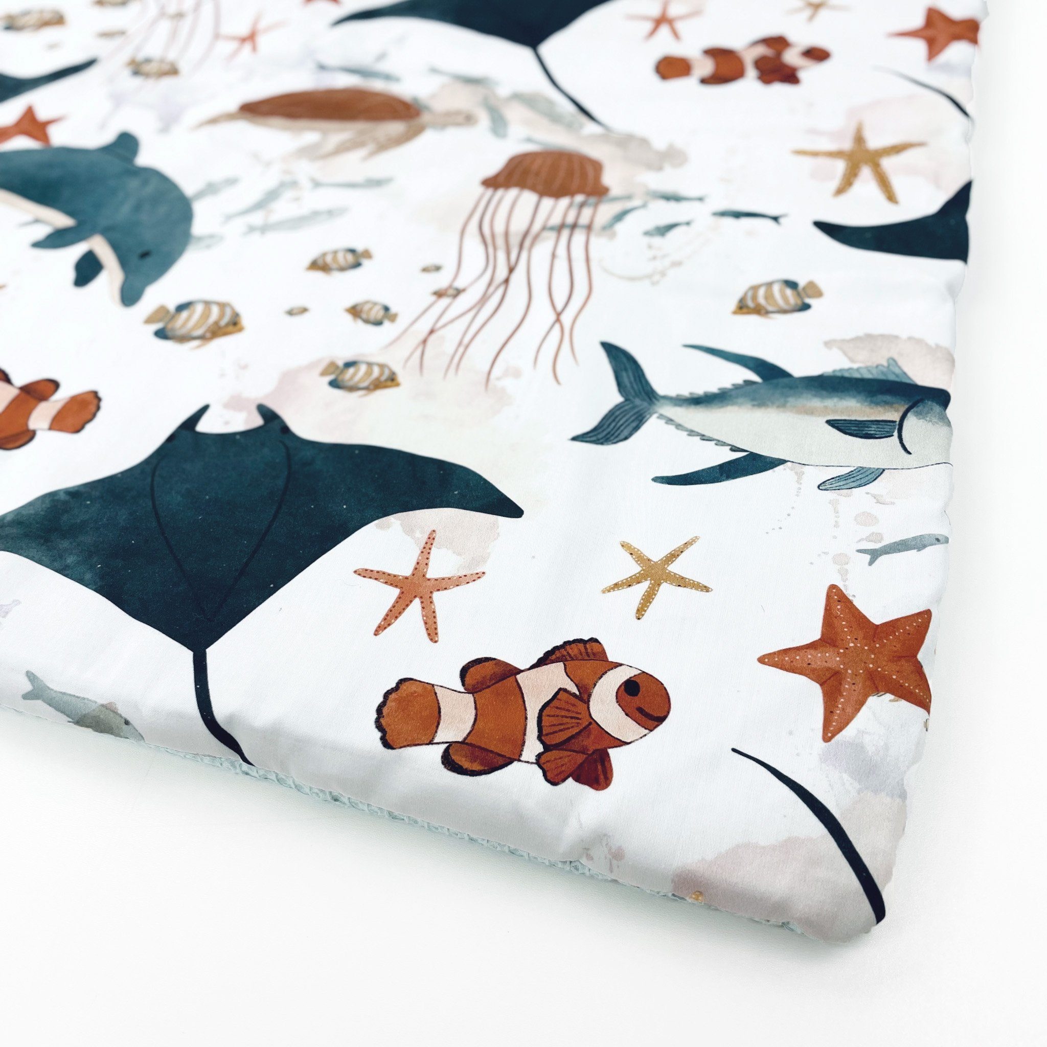 Babydecke BABYDECKE Kuscheldecke 100% Baumwolle, Krabbeldecke, ganzjährig, BABEES