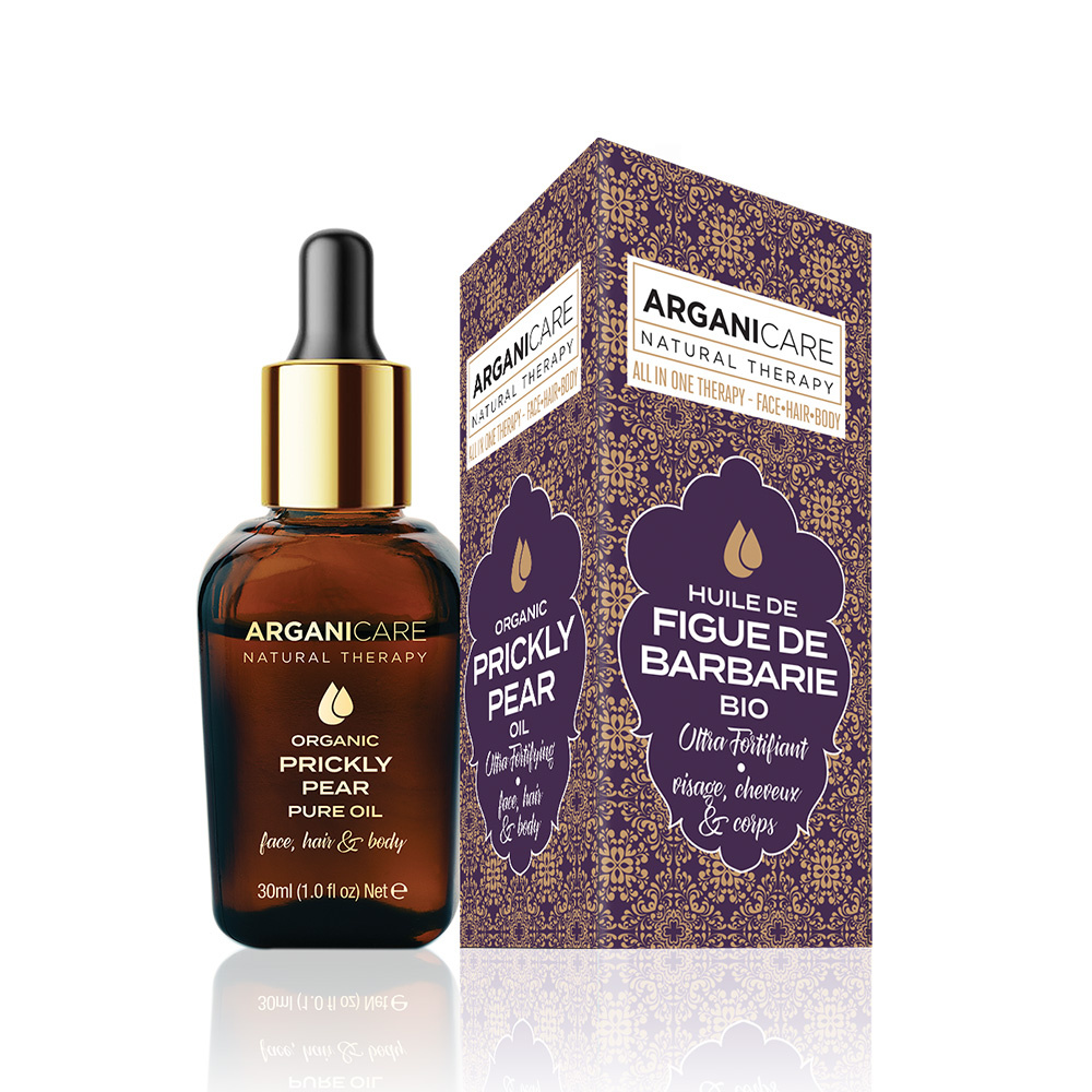 Arganicare Huile de Figue de Barbarie Huile bio 3-1 visage, corps, cheveux