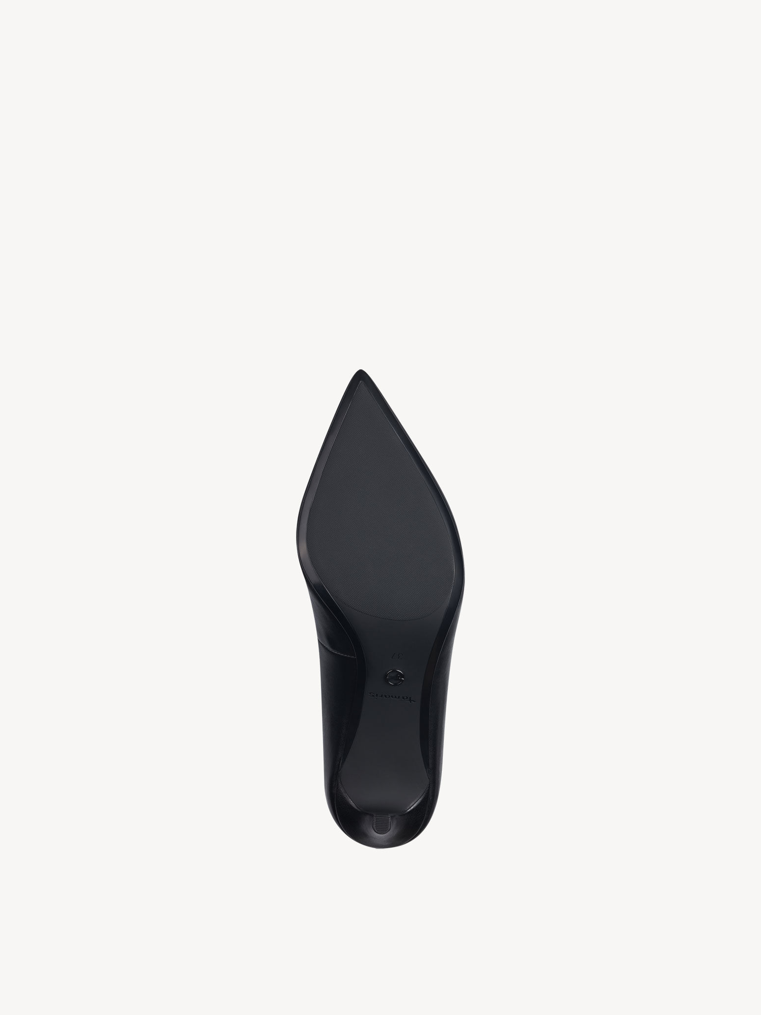 Escarpin en cuir - noir