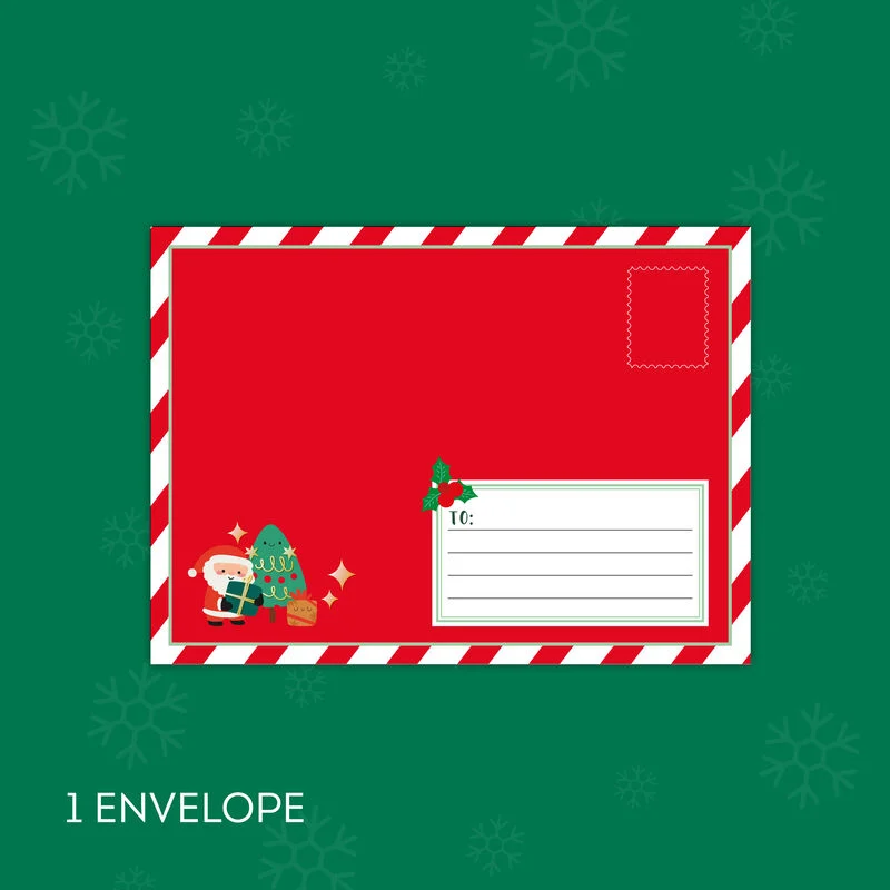 Listo para escribir una carta a Papá Noel