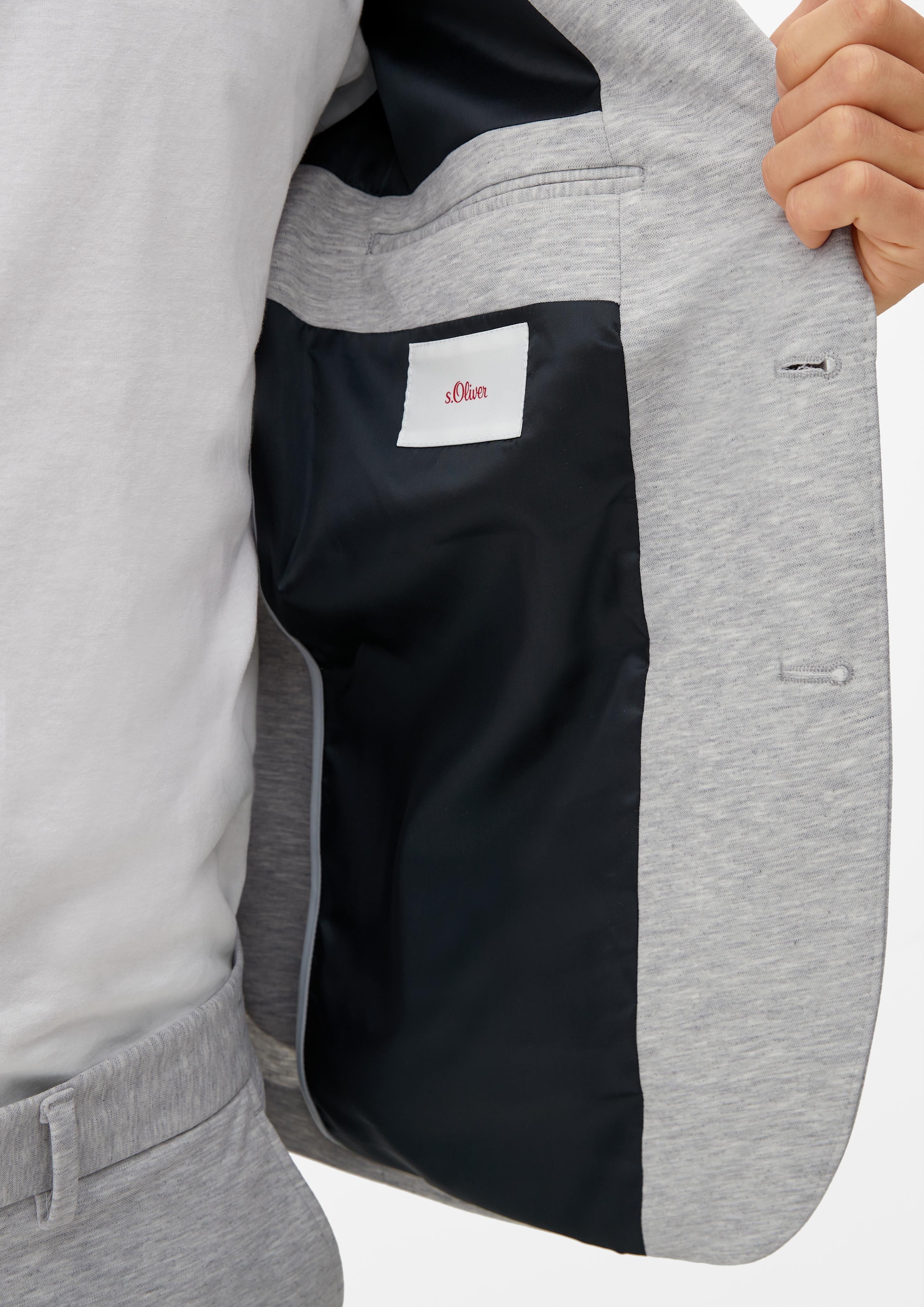 Slim: Joggsuit-Sakko aus Stretch-Jersey  2130159-91W2