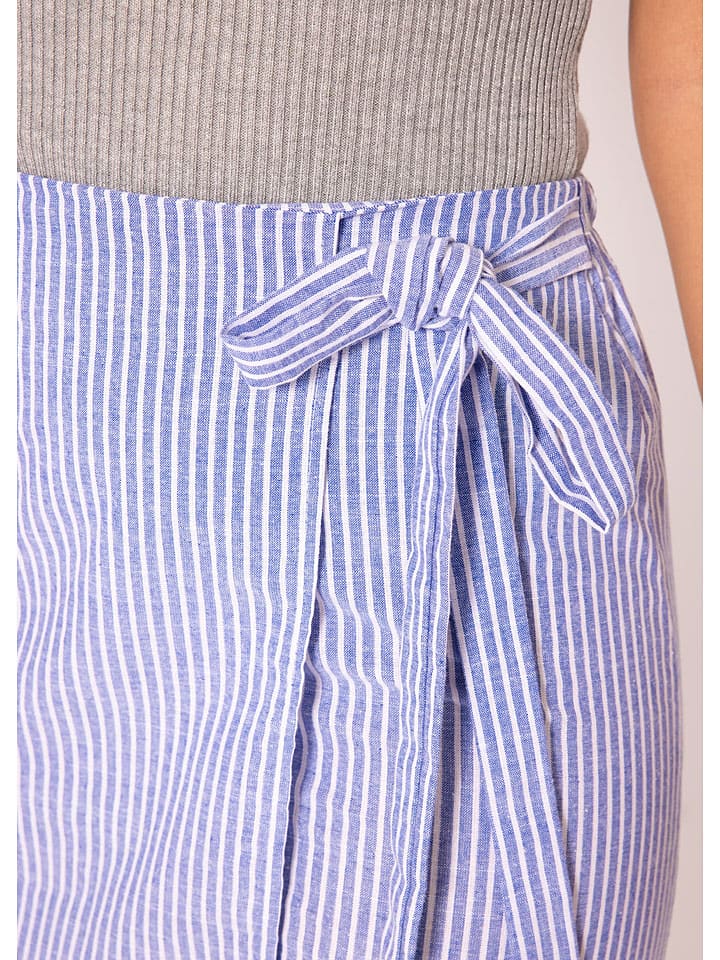SASSYCLASSY Rock in Blau/ Weiß günstig kaufen