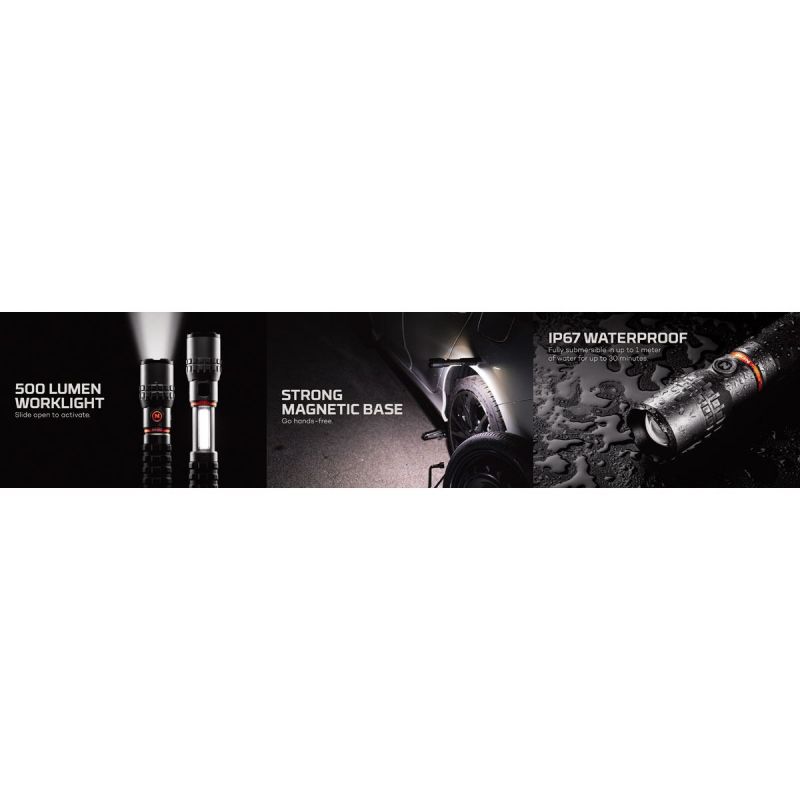 NEBO Slyde King 2K wiederaufladbare 2000 Lumen LED WLT-1003