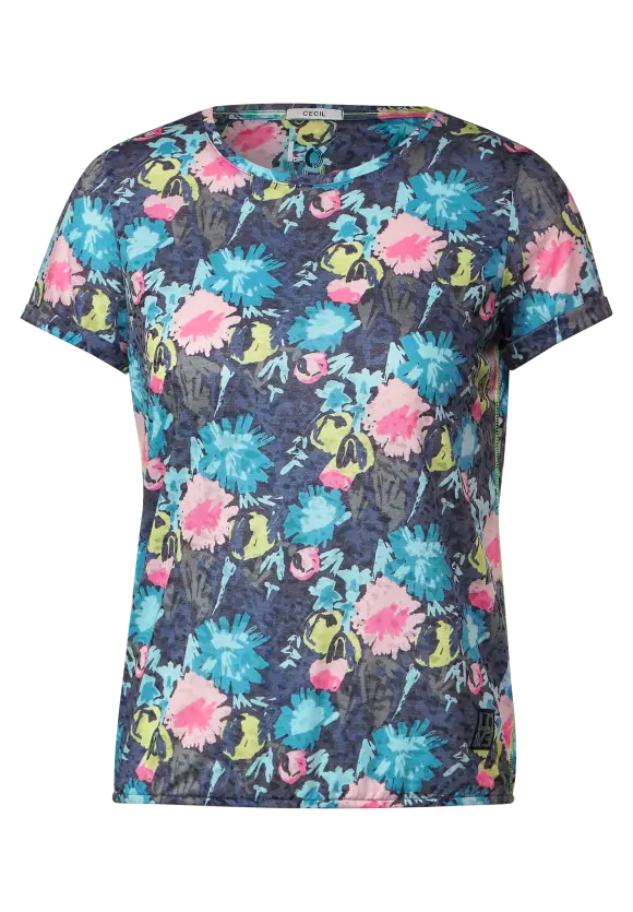 CECIL T-Shirt mit Alloverprint