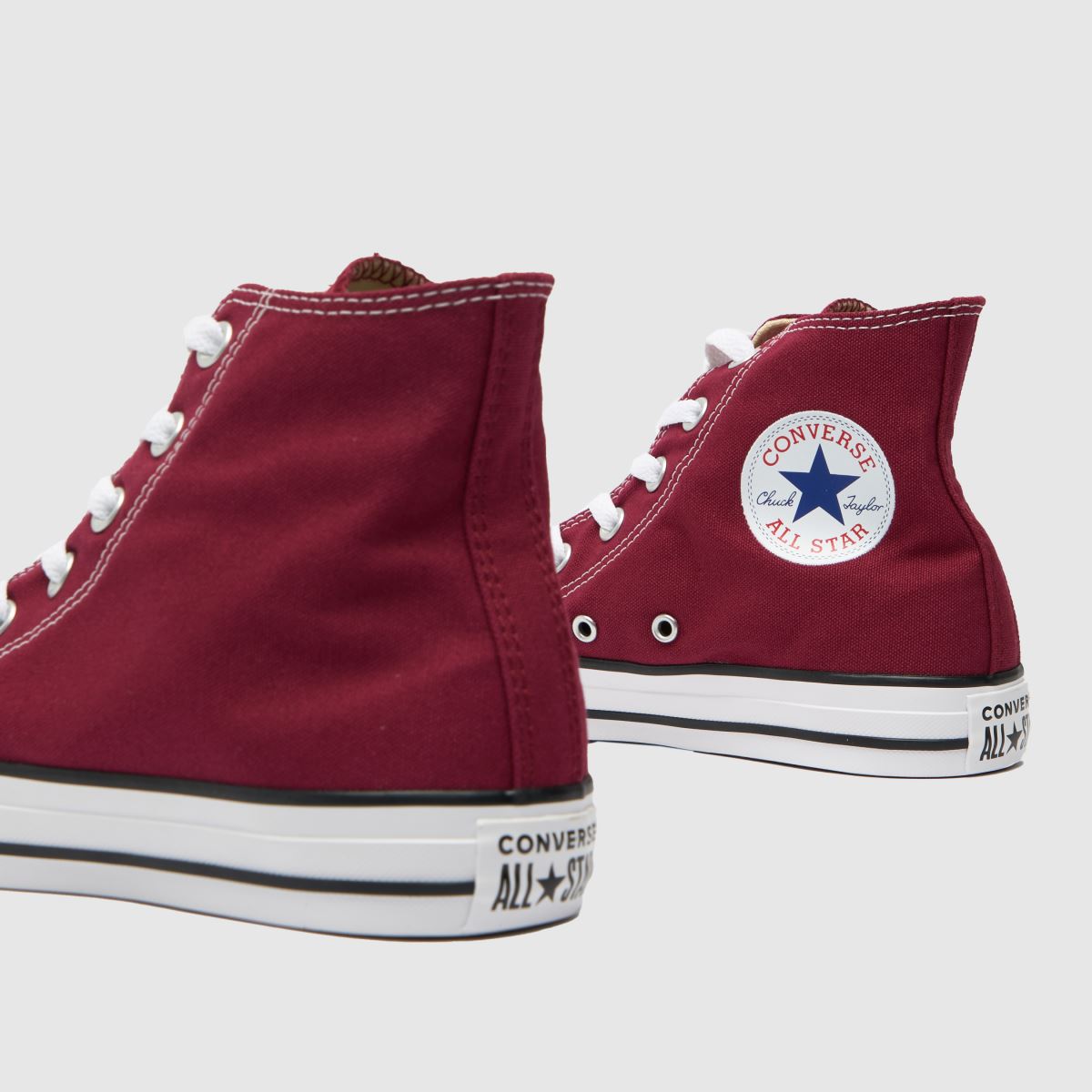 Bordó Converse All Star Hi cipők
