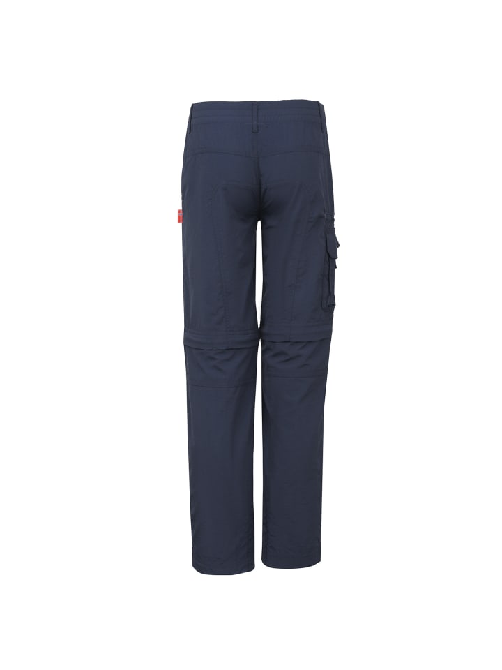 Trollkids Zipp-Off-Trekkinghose Slim Fit Oppland in dark navy günstig kaufen 98