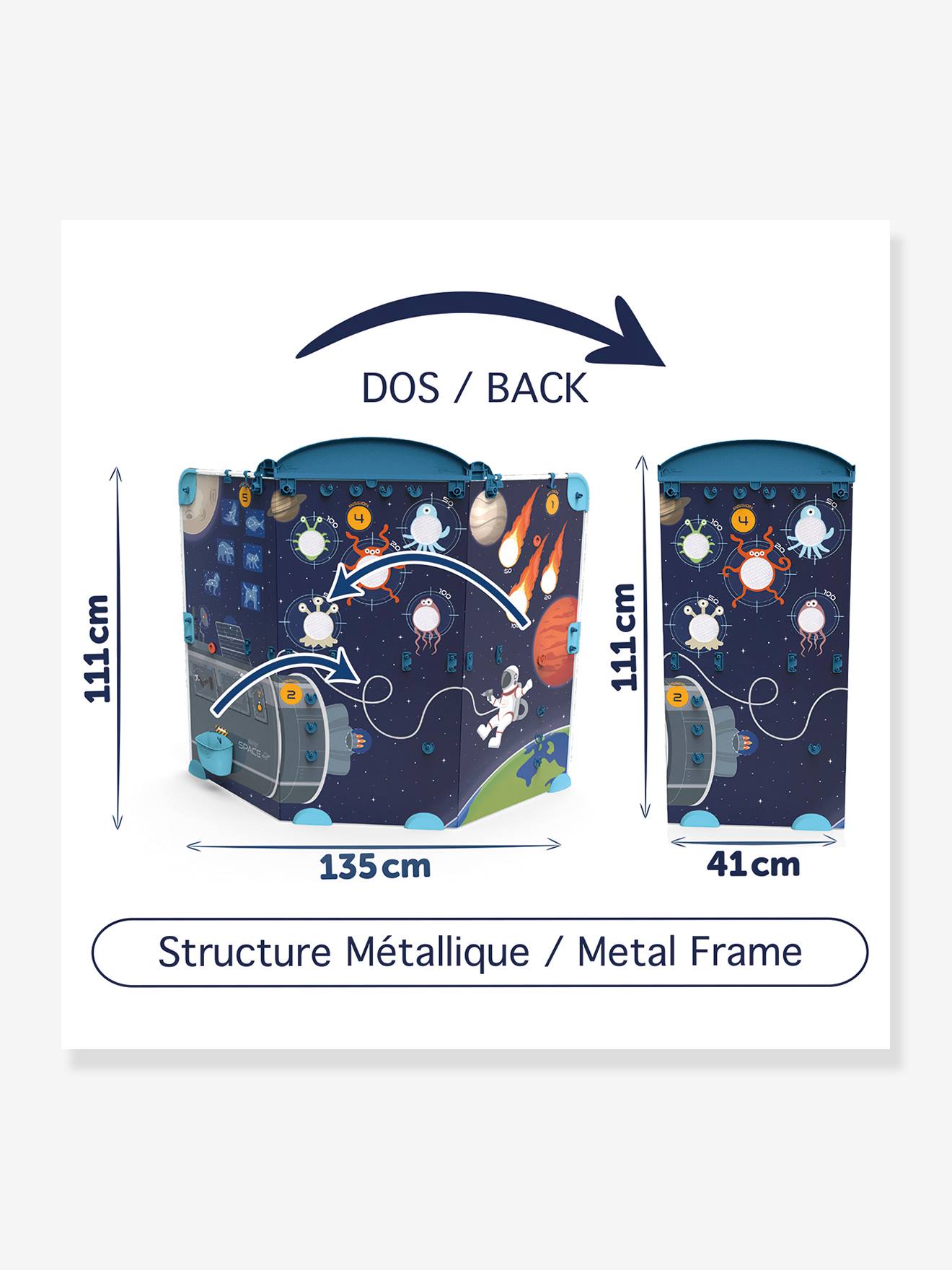 Smoby Weltraum-Spielcenter Space Center SMOBY - blau
