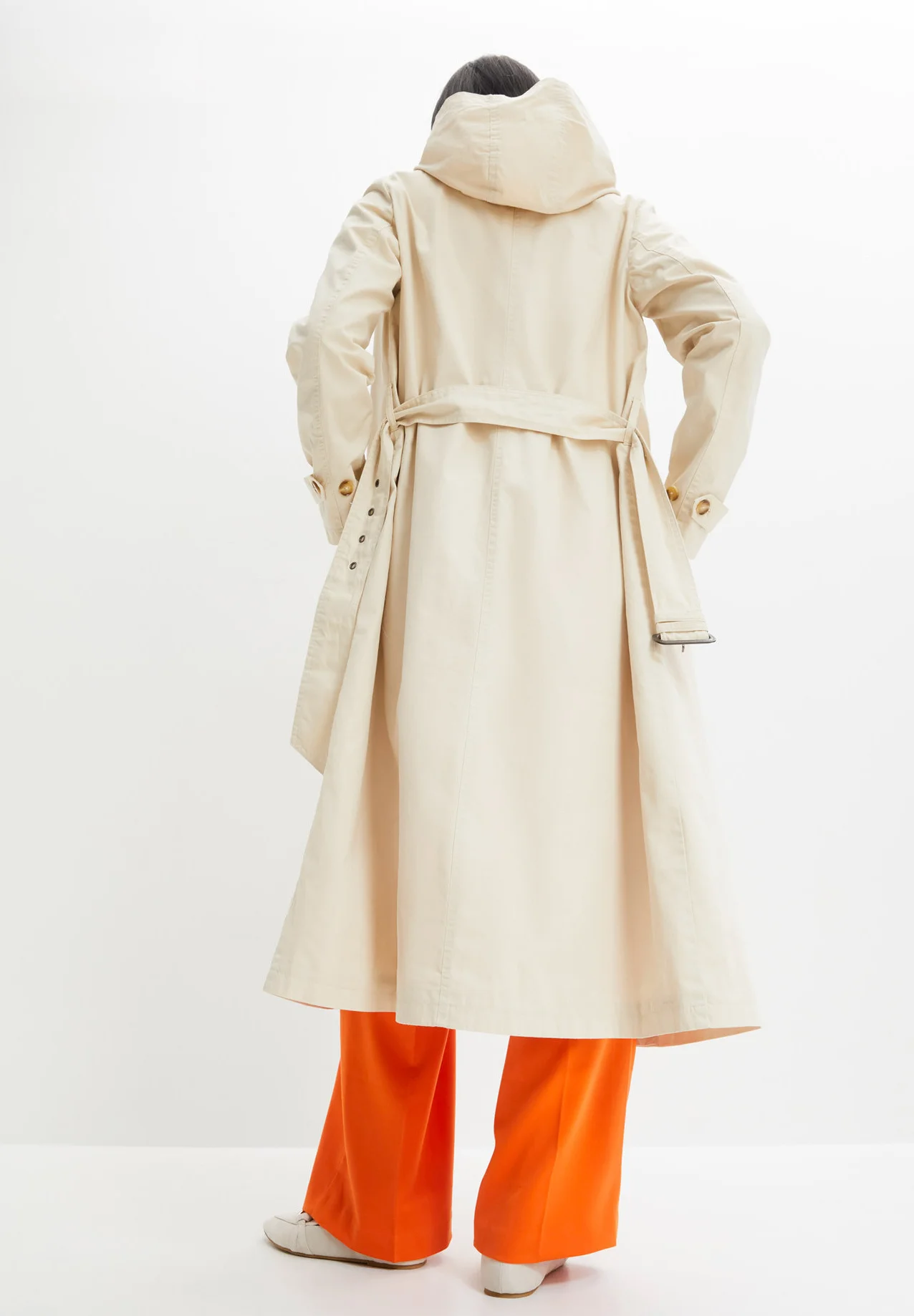 bonprix IN-OPTIK MIT ABNEHMBARER KAPUZE - Gabardina