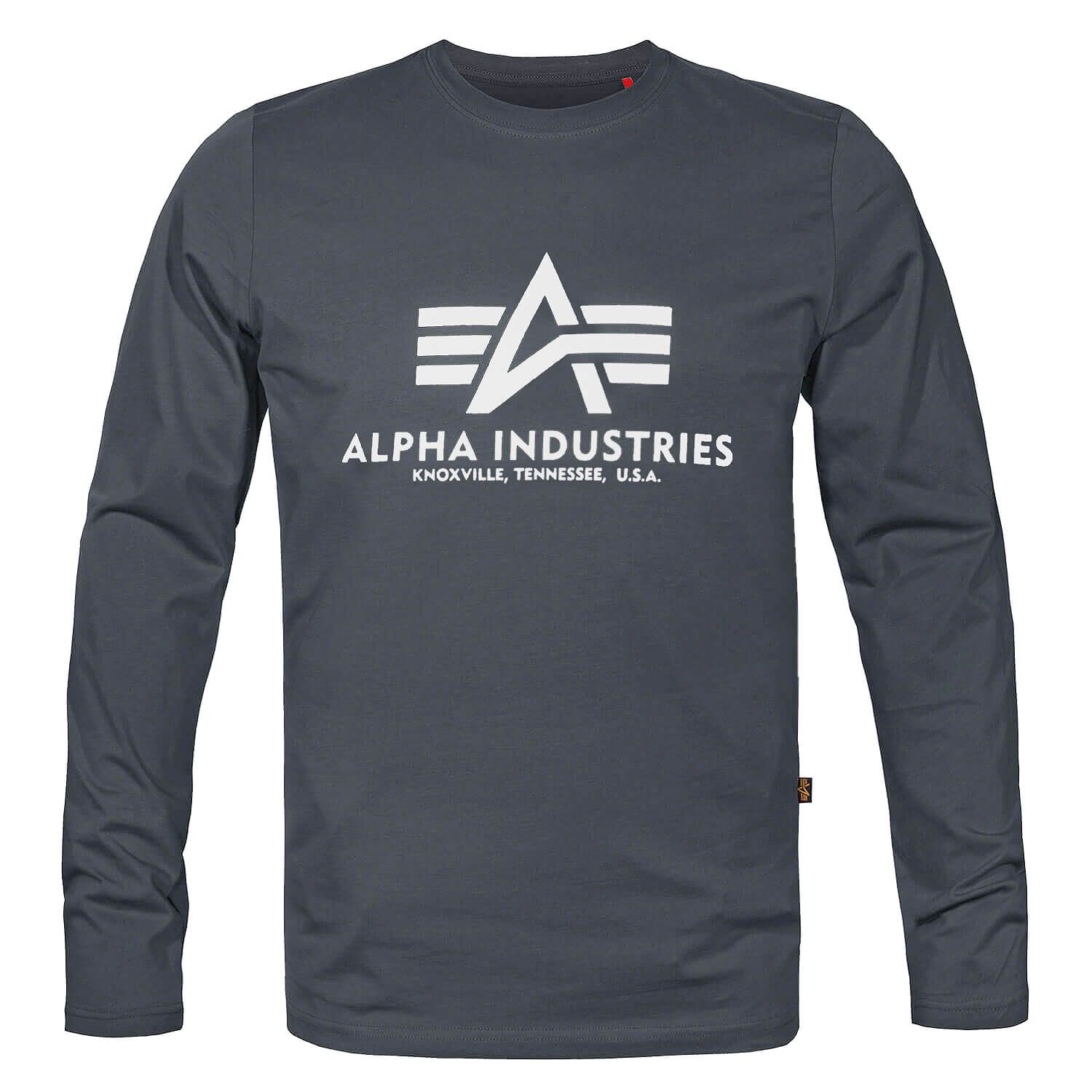 Basic Alpha Langarm Shirt