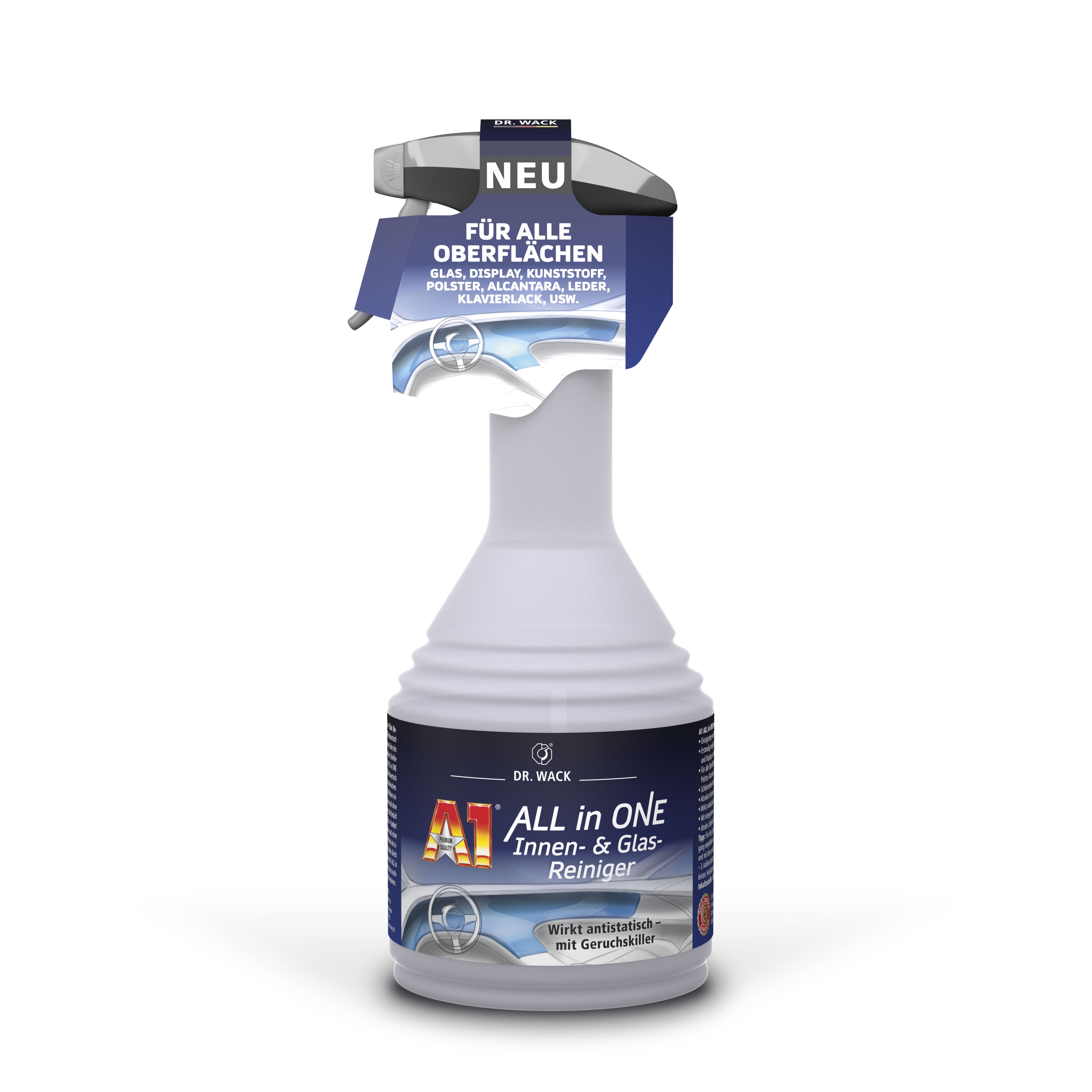 A1 All in One Innen- und Glasreiniger von Dr. O.K. Wack Chemie, 500 ml, 1 Stück - ATU