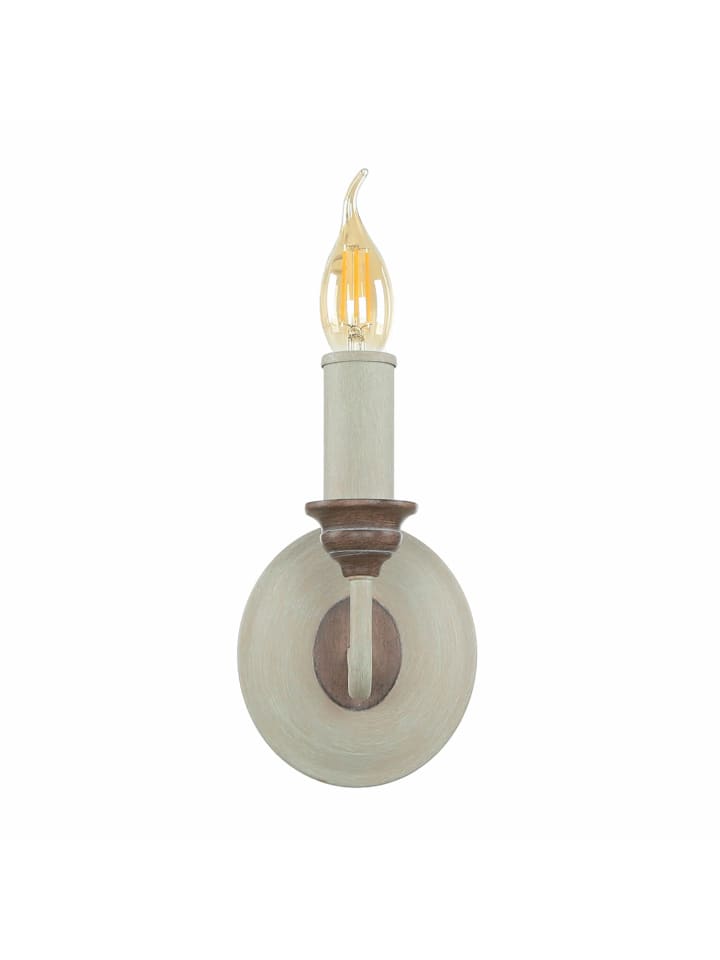 Licht-Erlebnisse Wandlampe in Shabby Weiß Holz günstig kaufen onesize