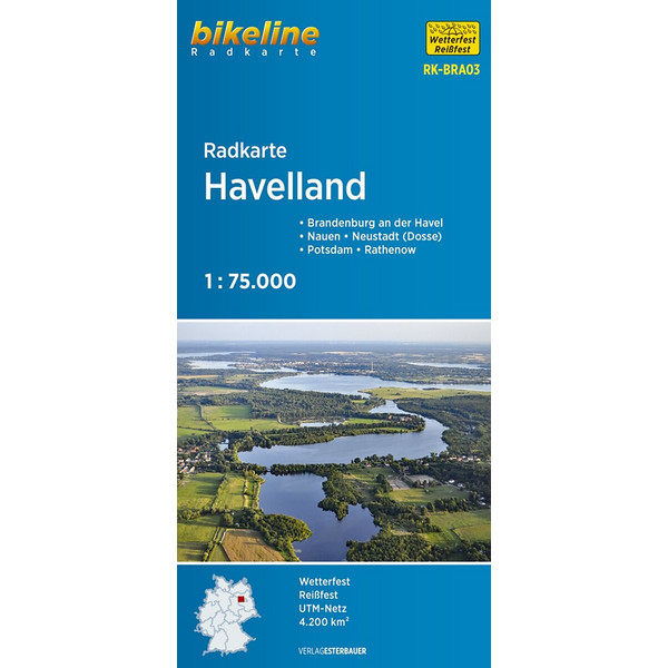 RADKARTE HAVELLAND 1:75.000 (RK-BRA03) - Fahrradkarte