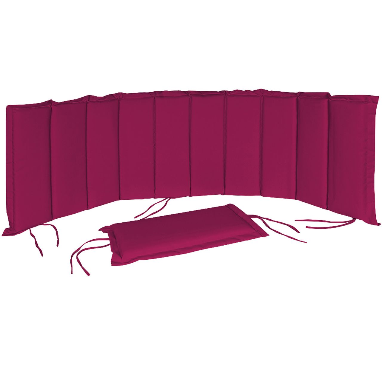 Detex Auflage Sonnenliege Rot 183x56x7cm