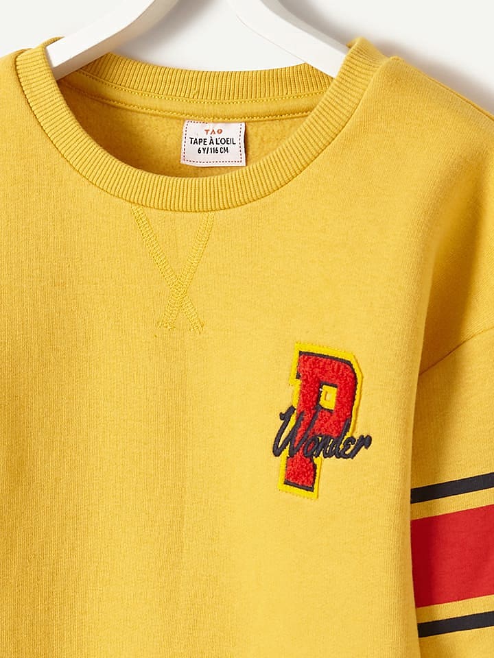 TAPE À L'OEIL Sweatshirt in Gelb günstig kaufen 140