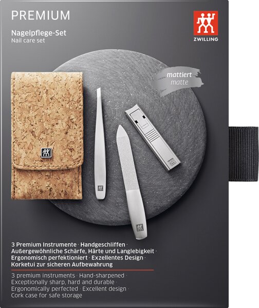 ZWILLING Beauty Premium Nagelpflege-Set - cork Nagelfeile