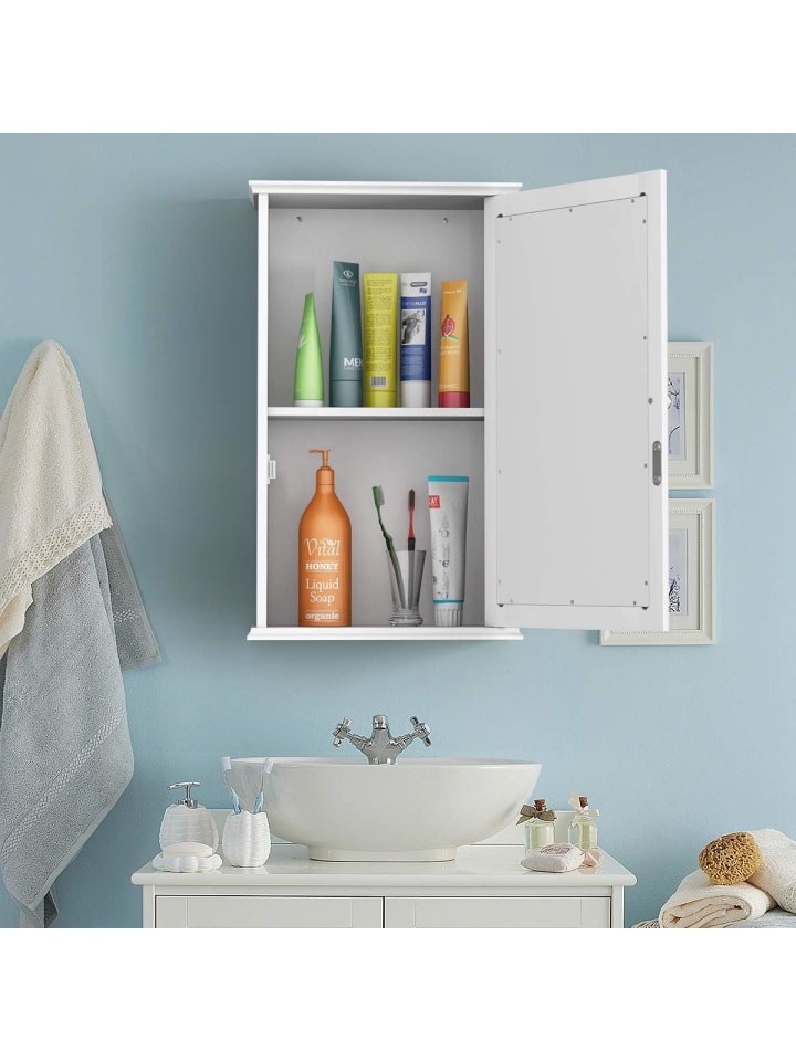 COSTWAY Spiegelschrank in Weiß günstig kaufen 34 cm