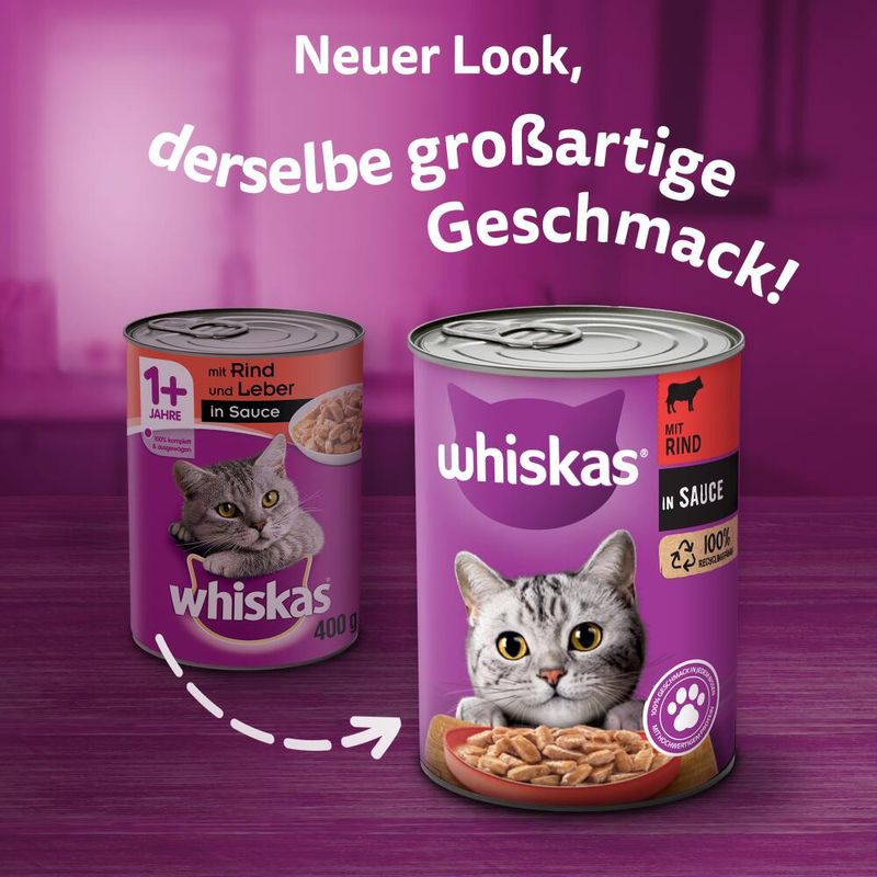 Whiskas 1+ Dose 12 x 400 g zu TOP-Preisen