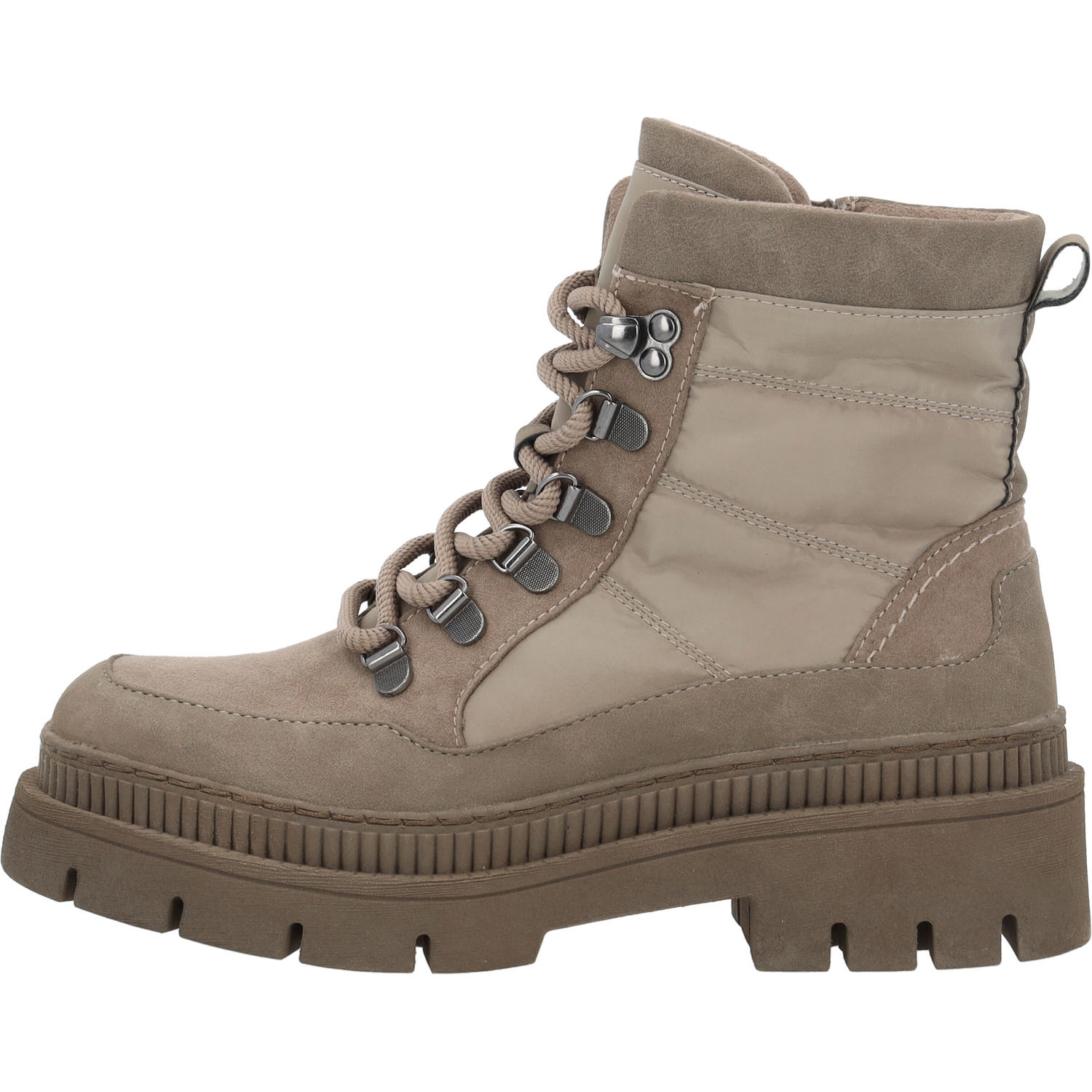 Marco Tozzi 26224, Schnürstiefel, Damen, Grau (Stone)
