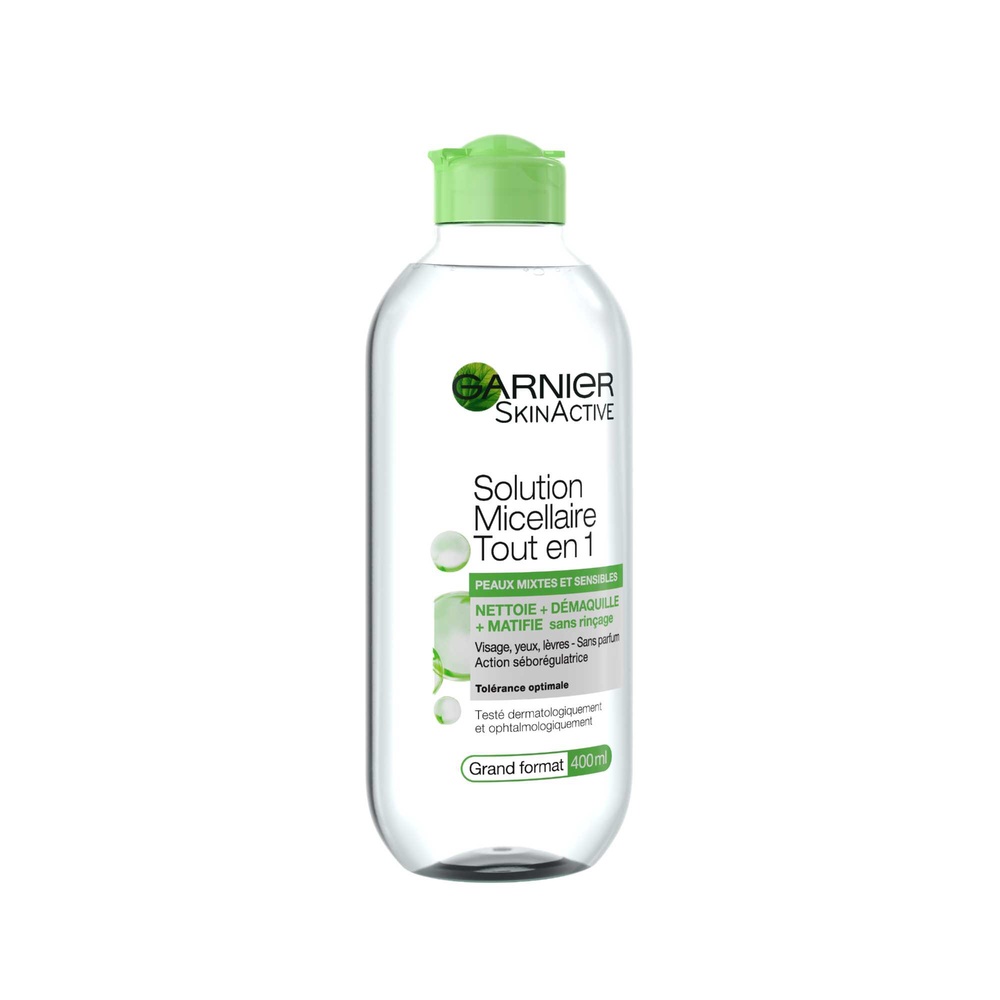 garnier SkinActive Solution Micellaire Tout En 1 Peaux Mixtes et Sensibles