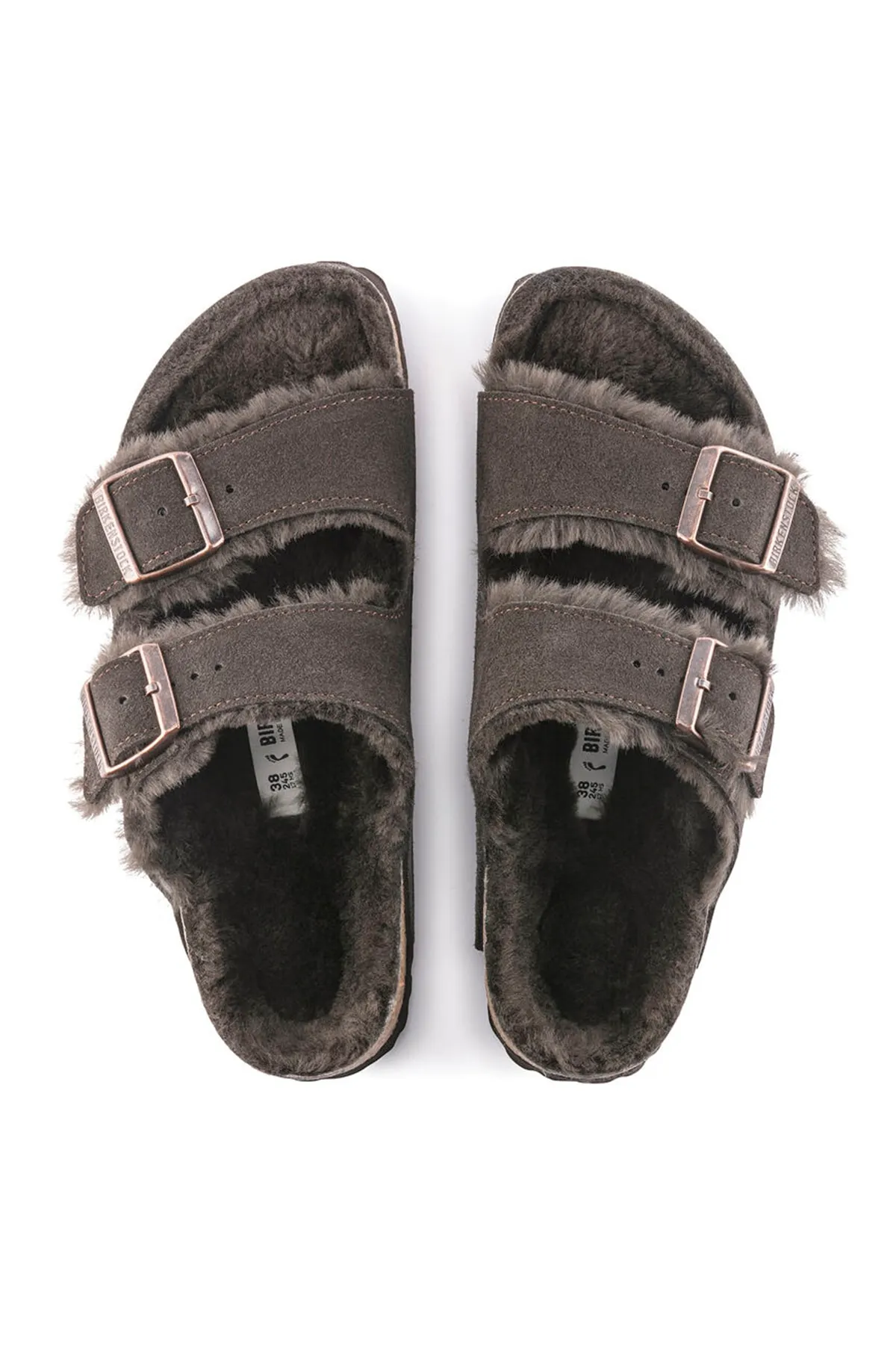 Birkenstock  Sandalette - Braun - Flacher Absatz