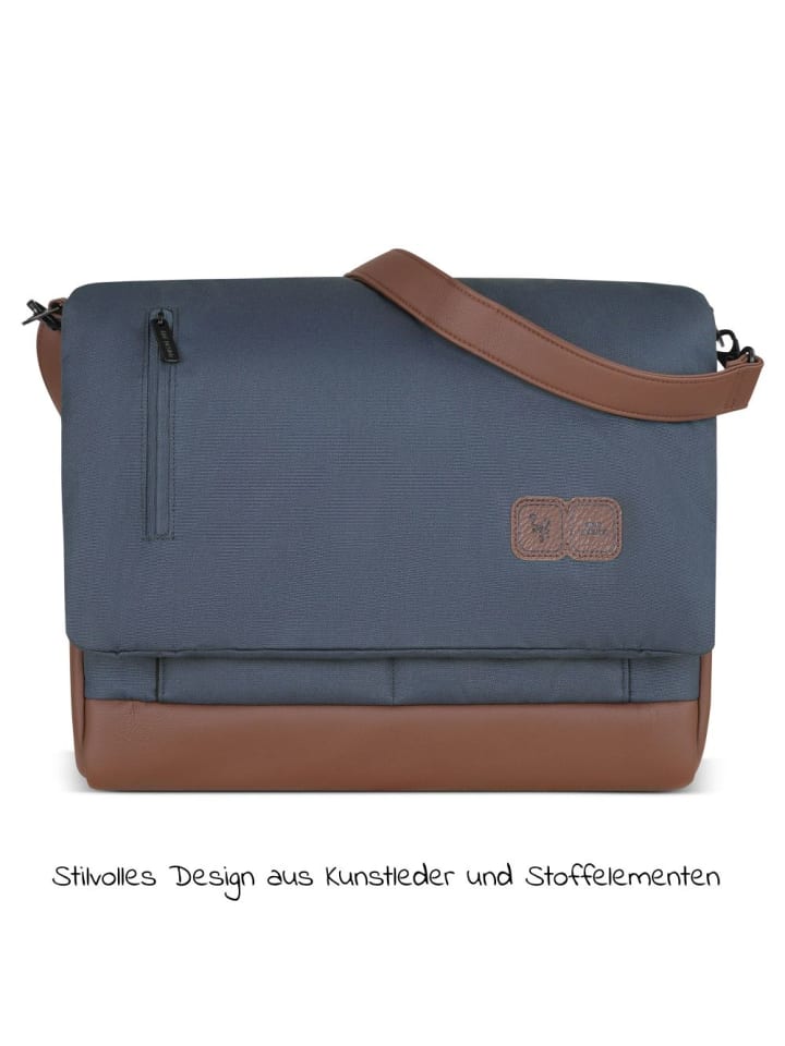 ABC-Design Wickeltasche Urban - inkl. Wickelunterlage & viel in blau,silber günstig kaufen onesize