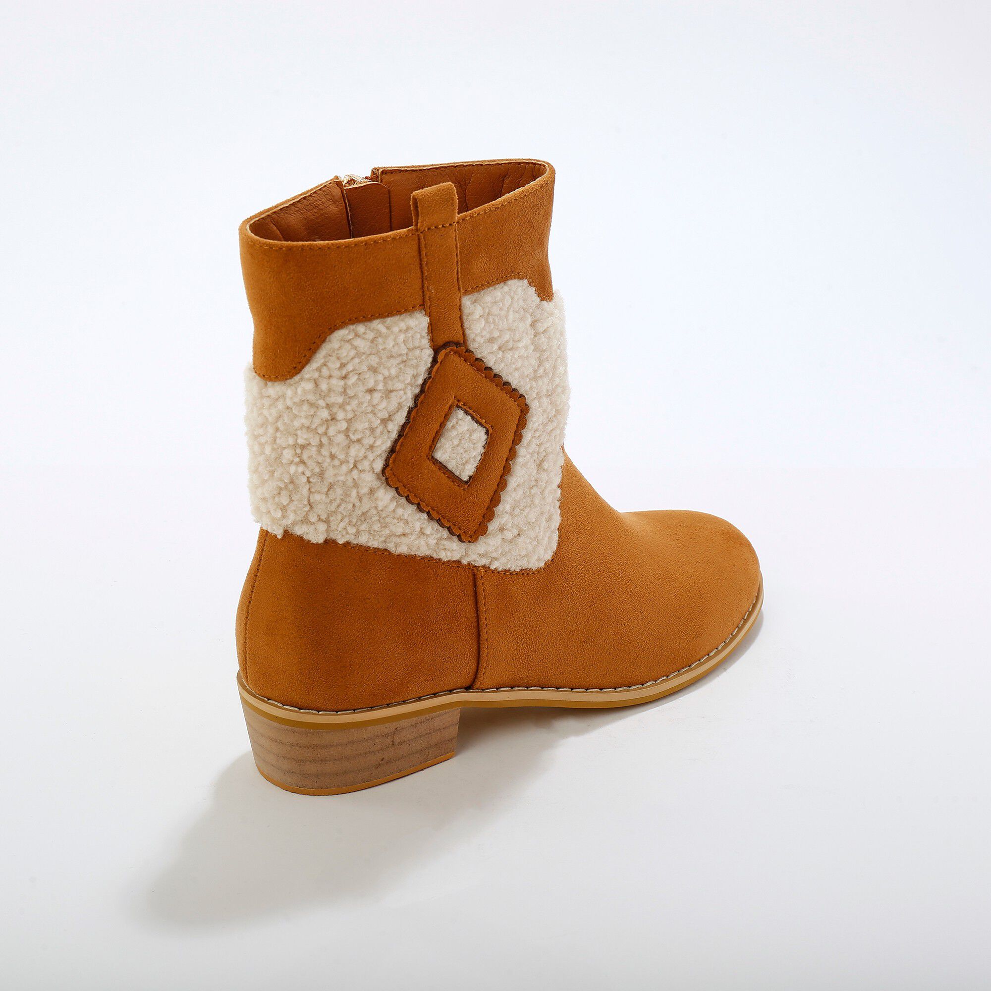 Boots style western avec sherpa