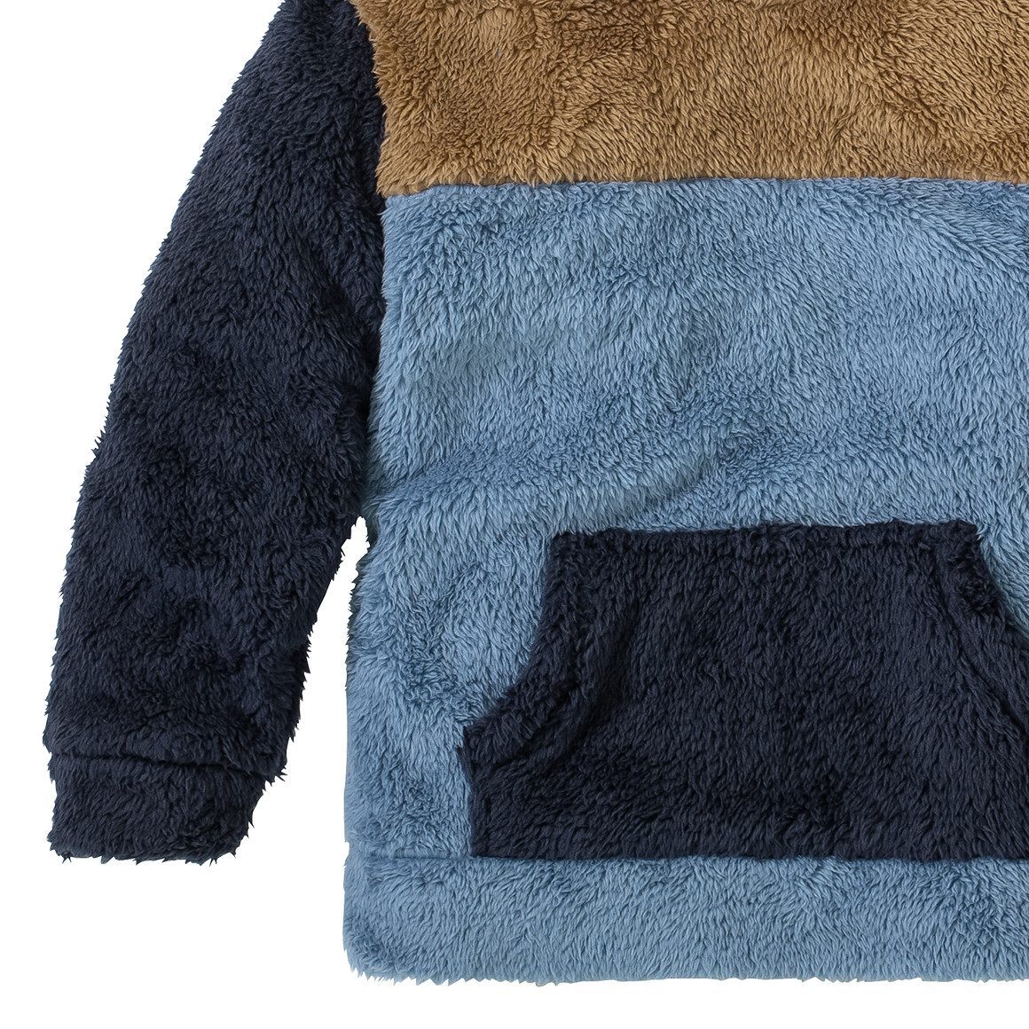 Jungen Kuschelpullover aus Teddyplüsch