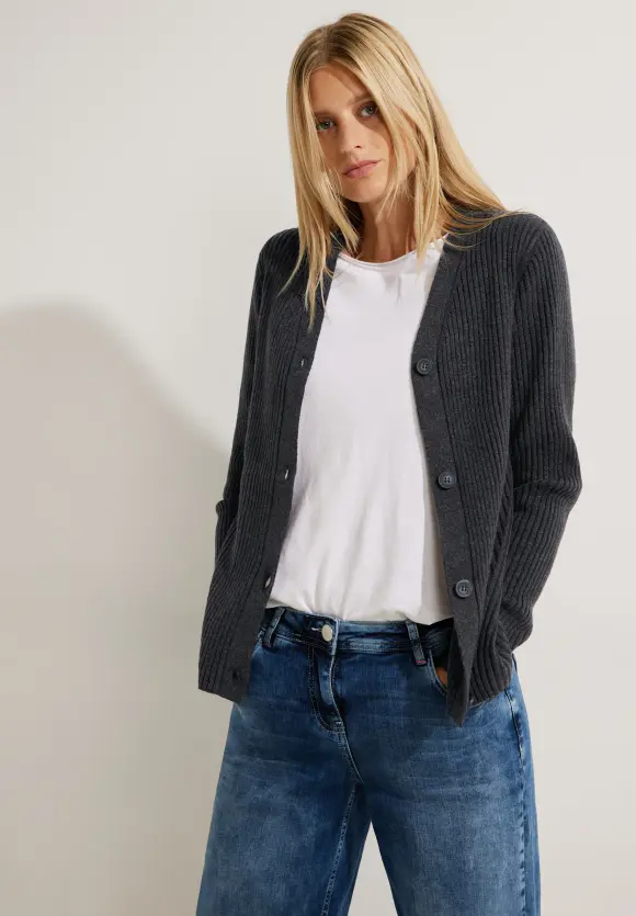 CECIL Strick Cardigan in Melange