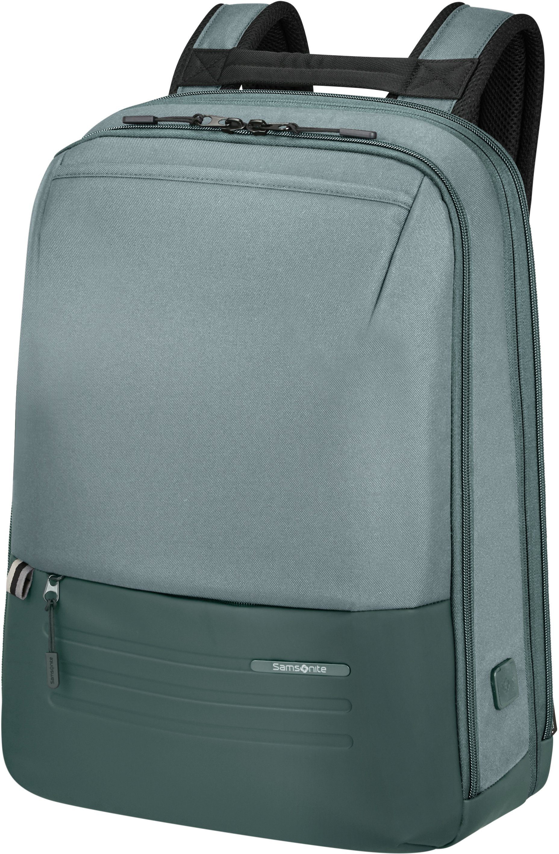 Samsonite Laptoprucksack Stackd Biz, mit USB-Schleuse, Tablet und Laptopfach; z. T. aus recyceltem Material